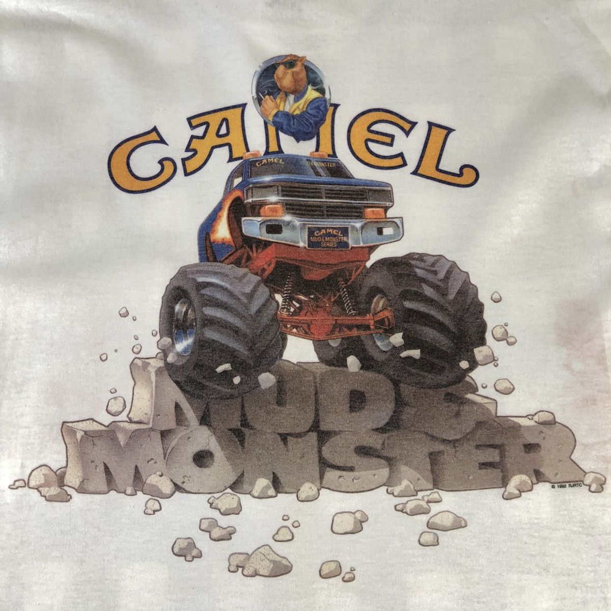Camel Camel Mud & Monster Truck 1992 Racing Cigarette Pocket Tee Size US XL / EU 56 / 4 - 6 Thumbnail