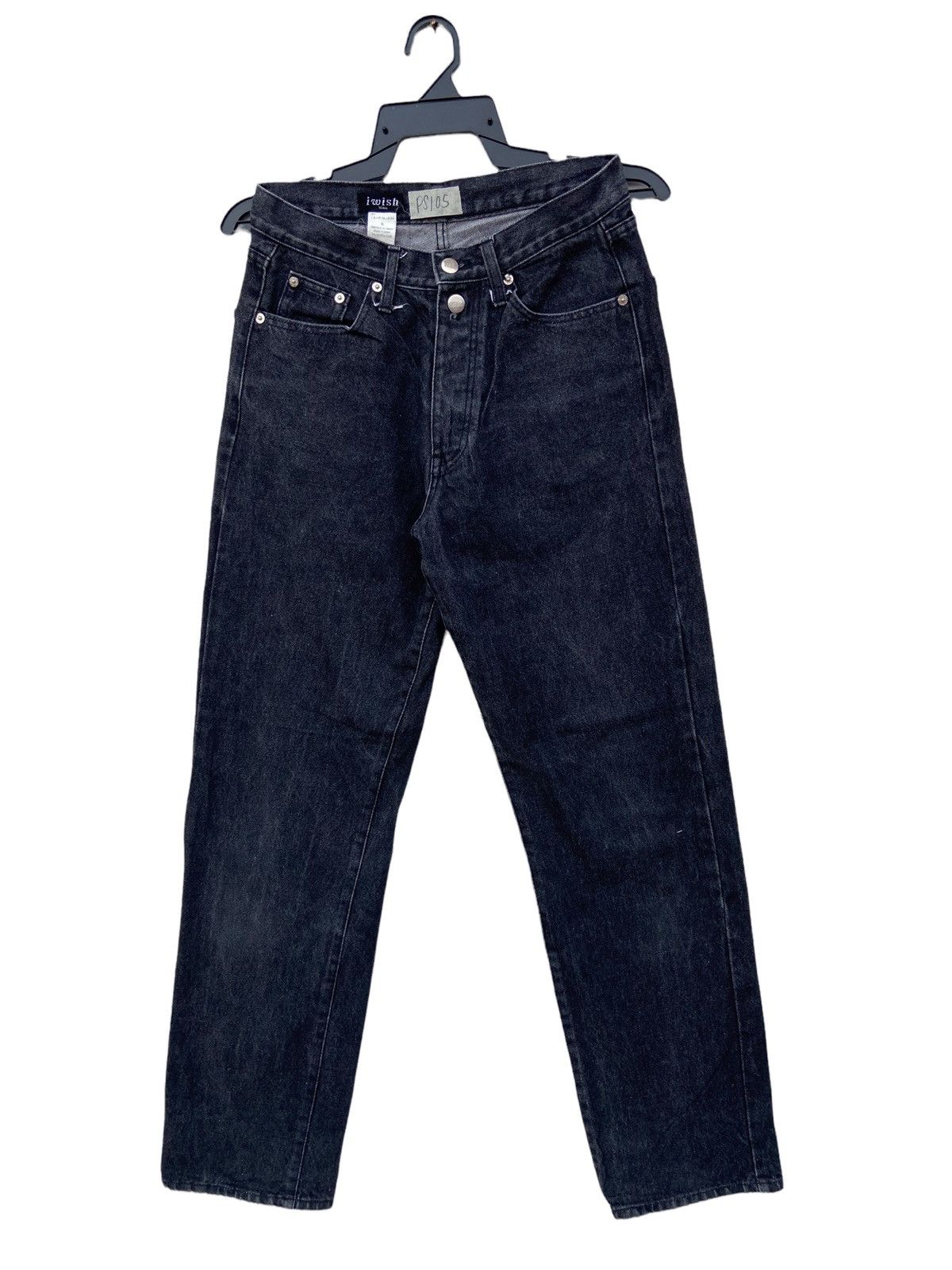 image of Archival Clothing x Yohji Yamamoto Steal!! I Wish By Yohji Yamamoto Denim Pant in Dark Grey (Size 2