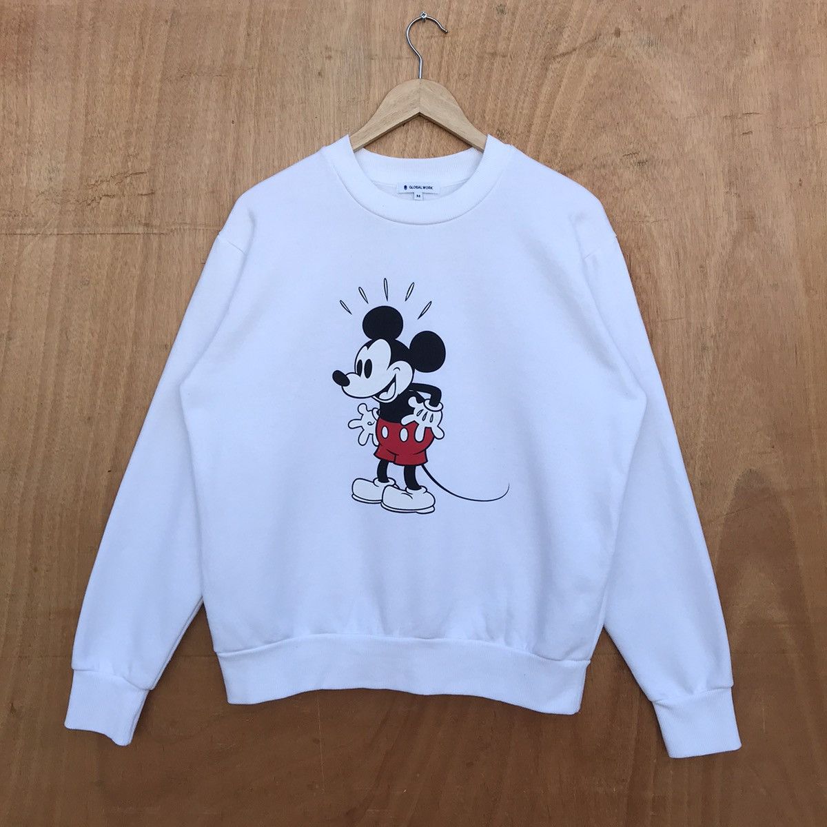 Global Work × Mickey Mouse Mickey mouse x Global work japane brand sweatshirt crewneck Size US M / EU 48-50 / 2 - 1 Thumbnail