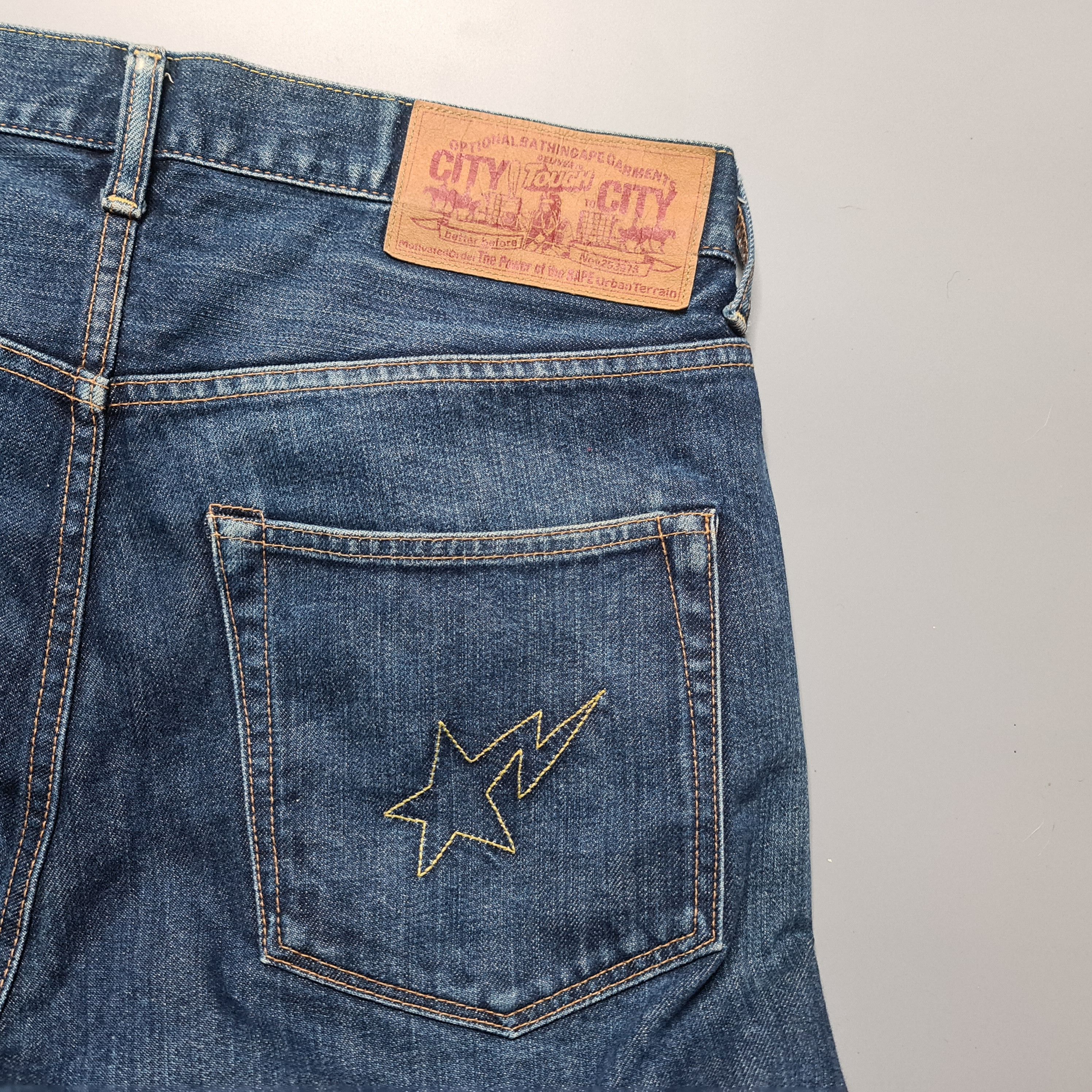 Bape Bape - Bapesta Jeans Size US 32 / EU 48 - 7 Thumbnail