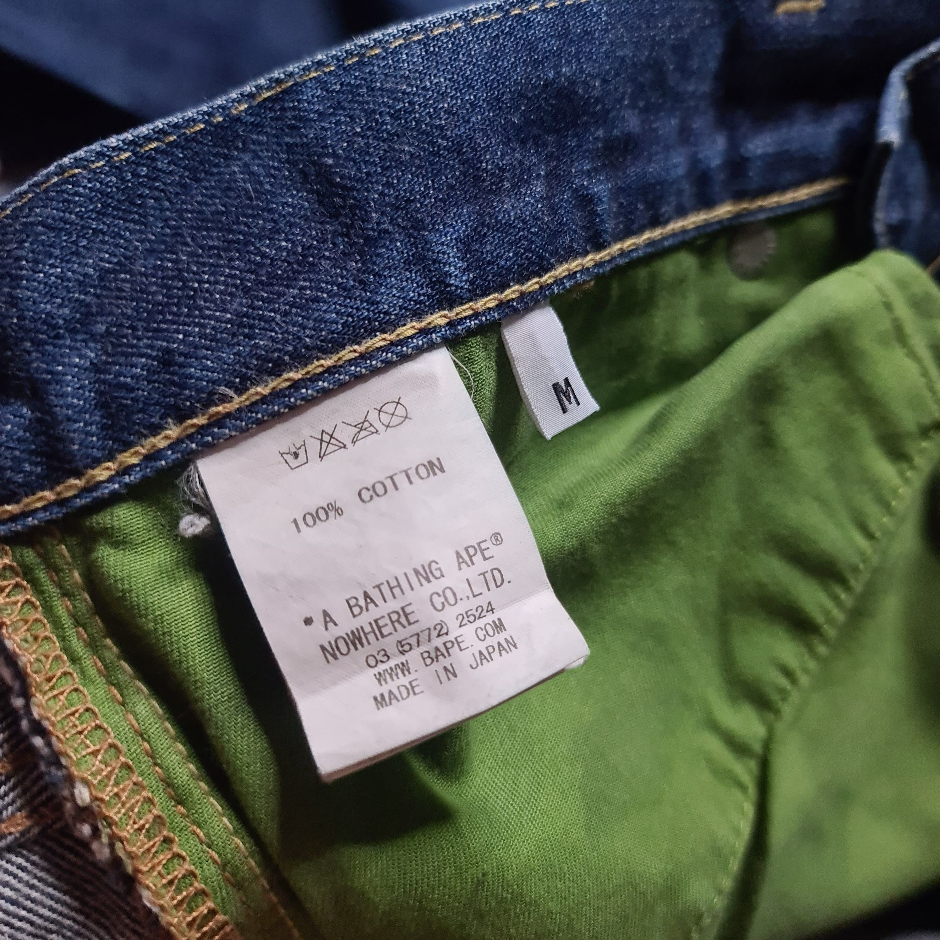 Bape Bape - Bapesta Jeans Size US 32 / EU 48 - 8 Thumbnail