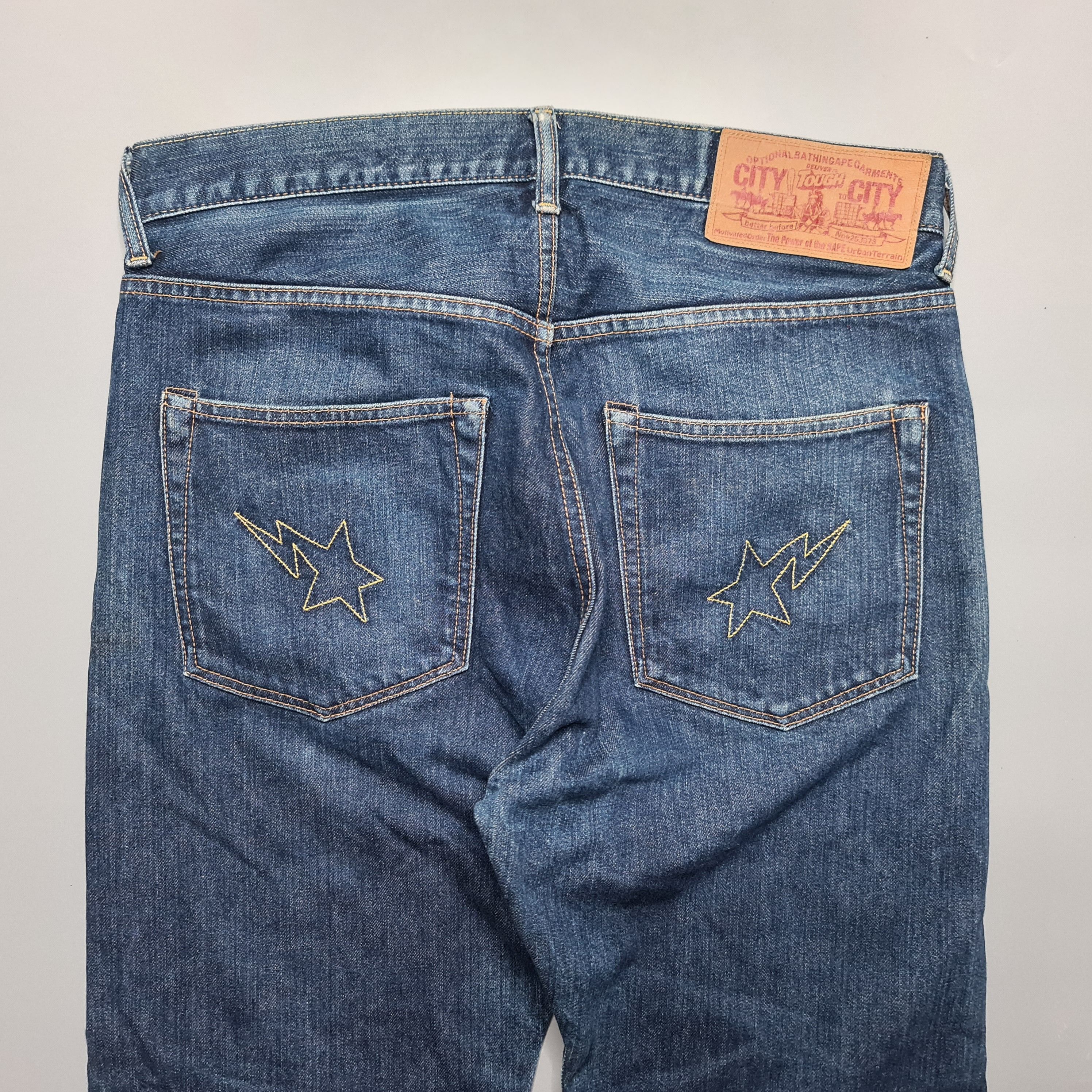 Bape Bape - Bapesta Jeans Size US 32 / EU 48 - 6 Thumbnail