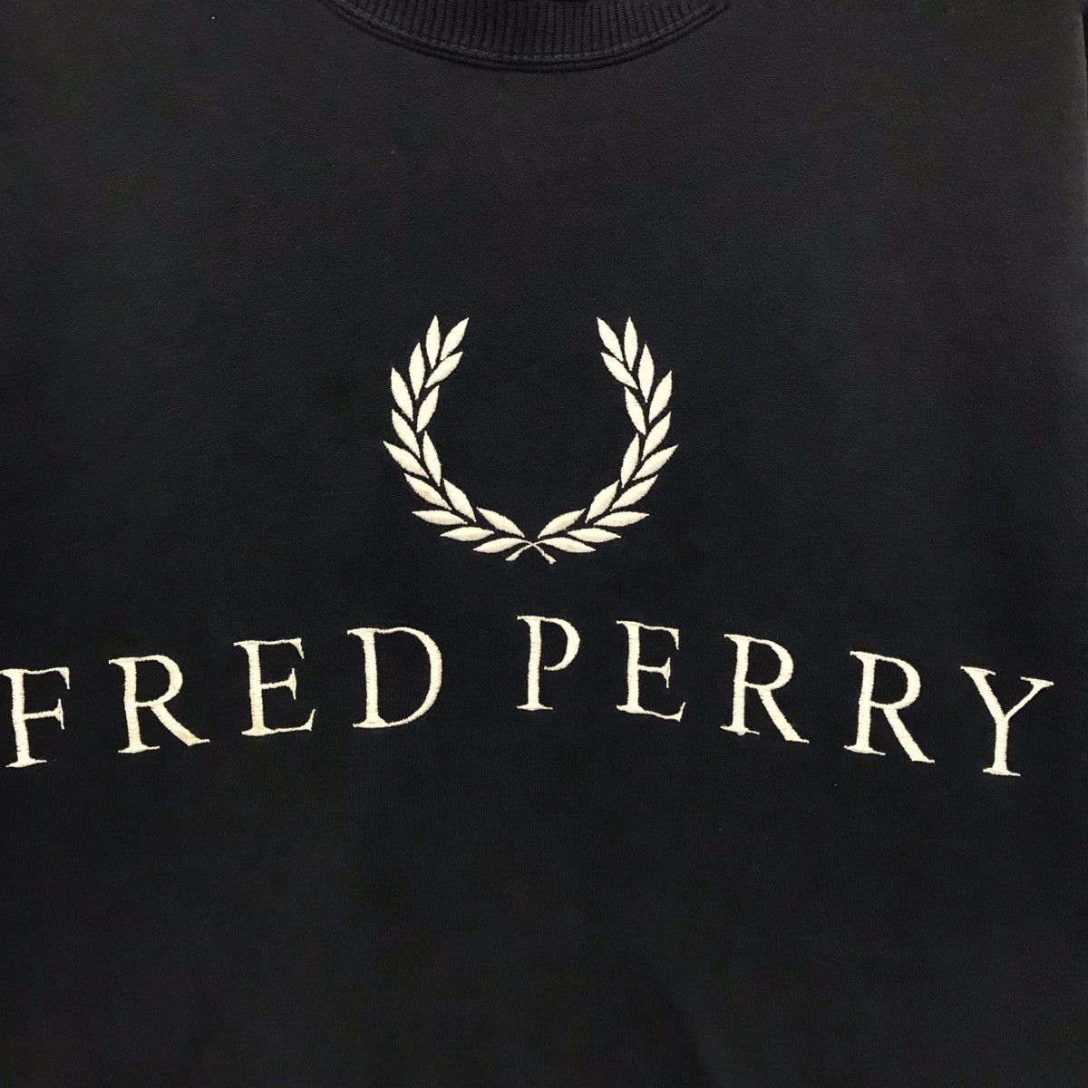 Fred Perry Vintage Fred Perry Sweatshirt Biglogo Embroidery Fred Perry Size US M / EU 48-50 / 2 - 3 Thumbnail