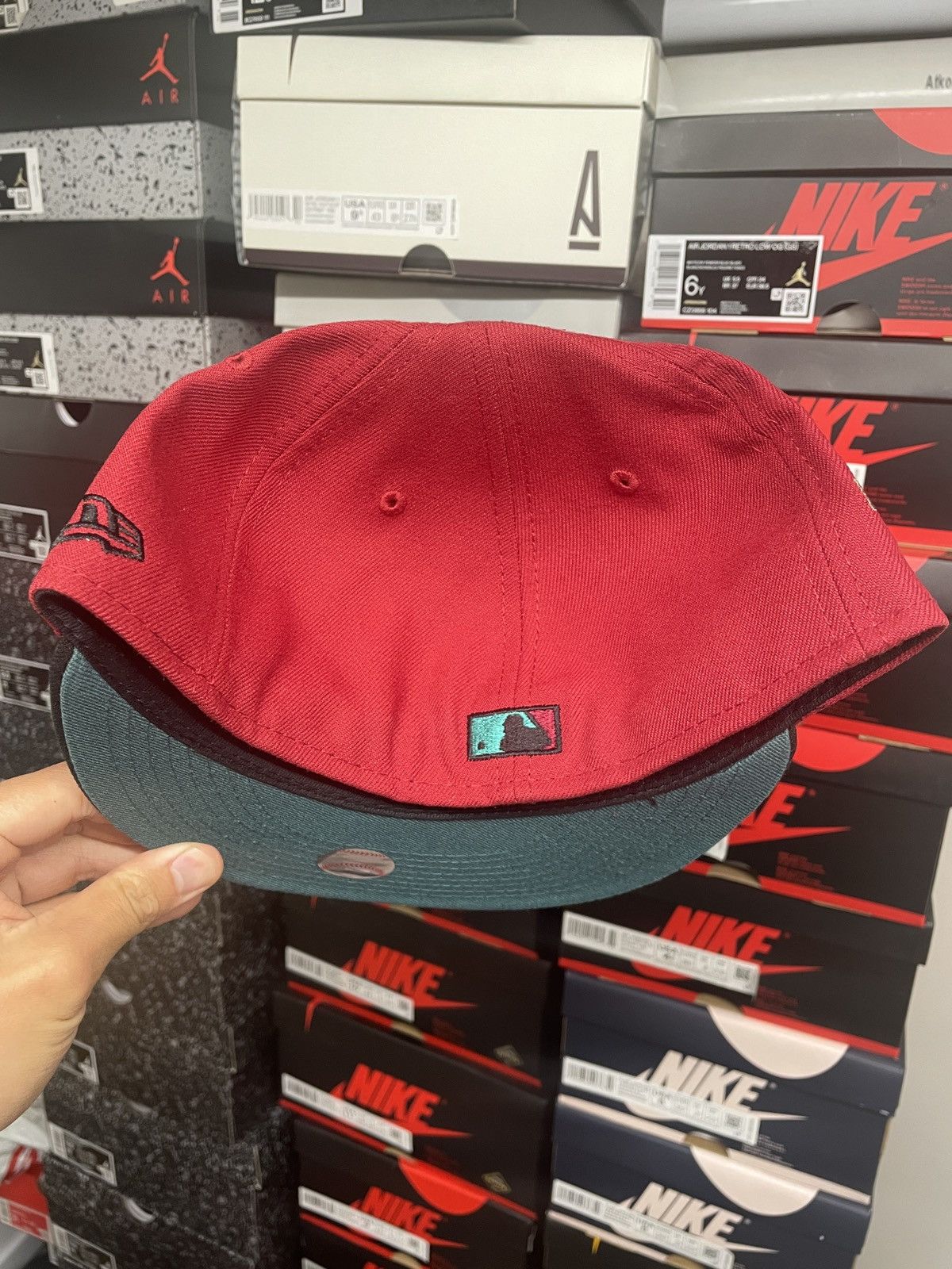 MLB × New Era 7 1/8 Red Black Green Houston Astros 45th Anniversary Teal Size ONE SIZE - 5 Thumbnail