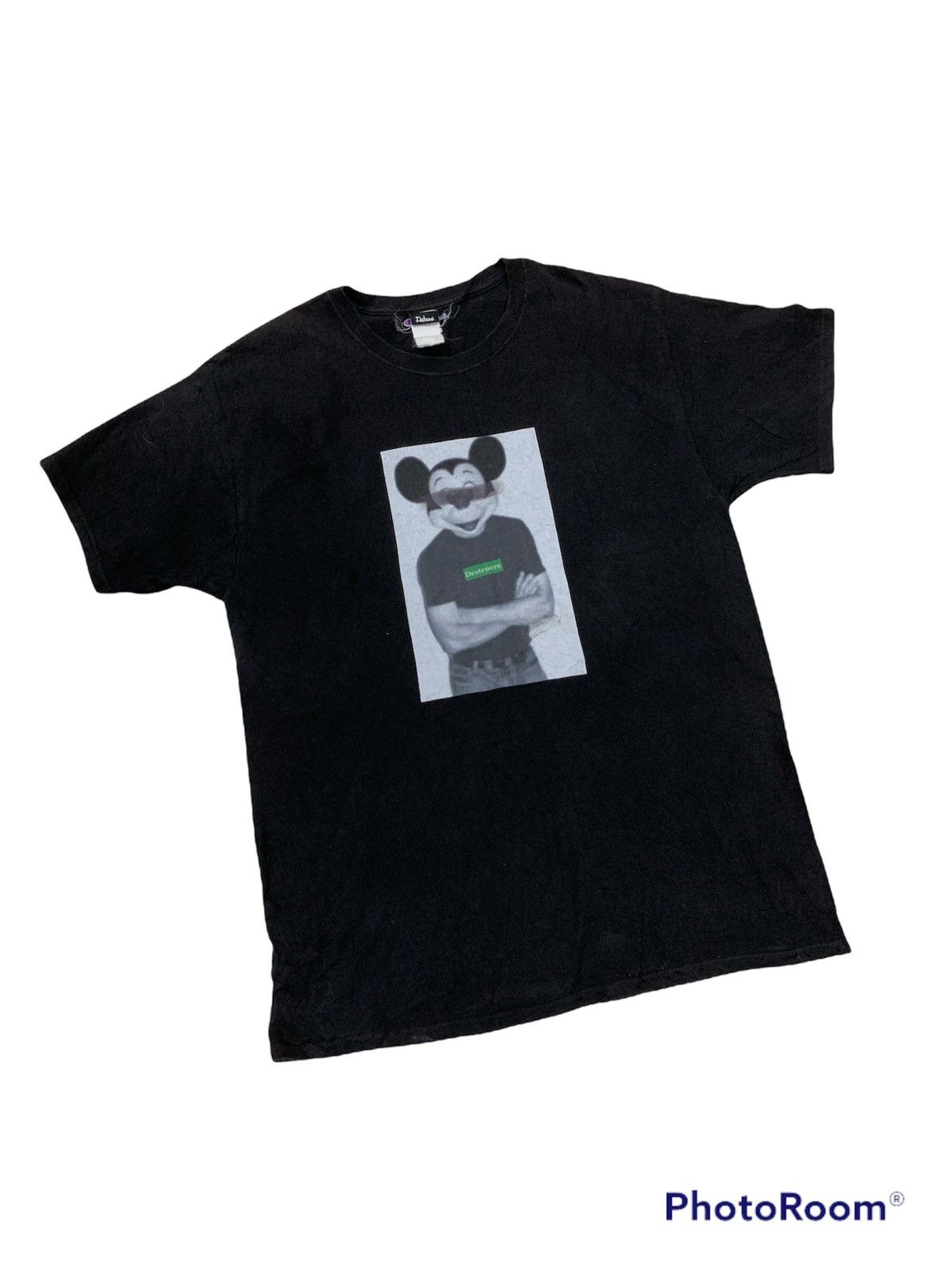 Japanese Brand DISCONTINUED DESTRUERE MICKEY PARODY SHIRT Size US L / EU 52-54 / 3 - 1 Thumbnail