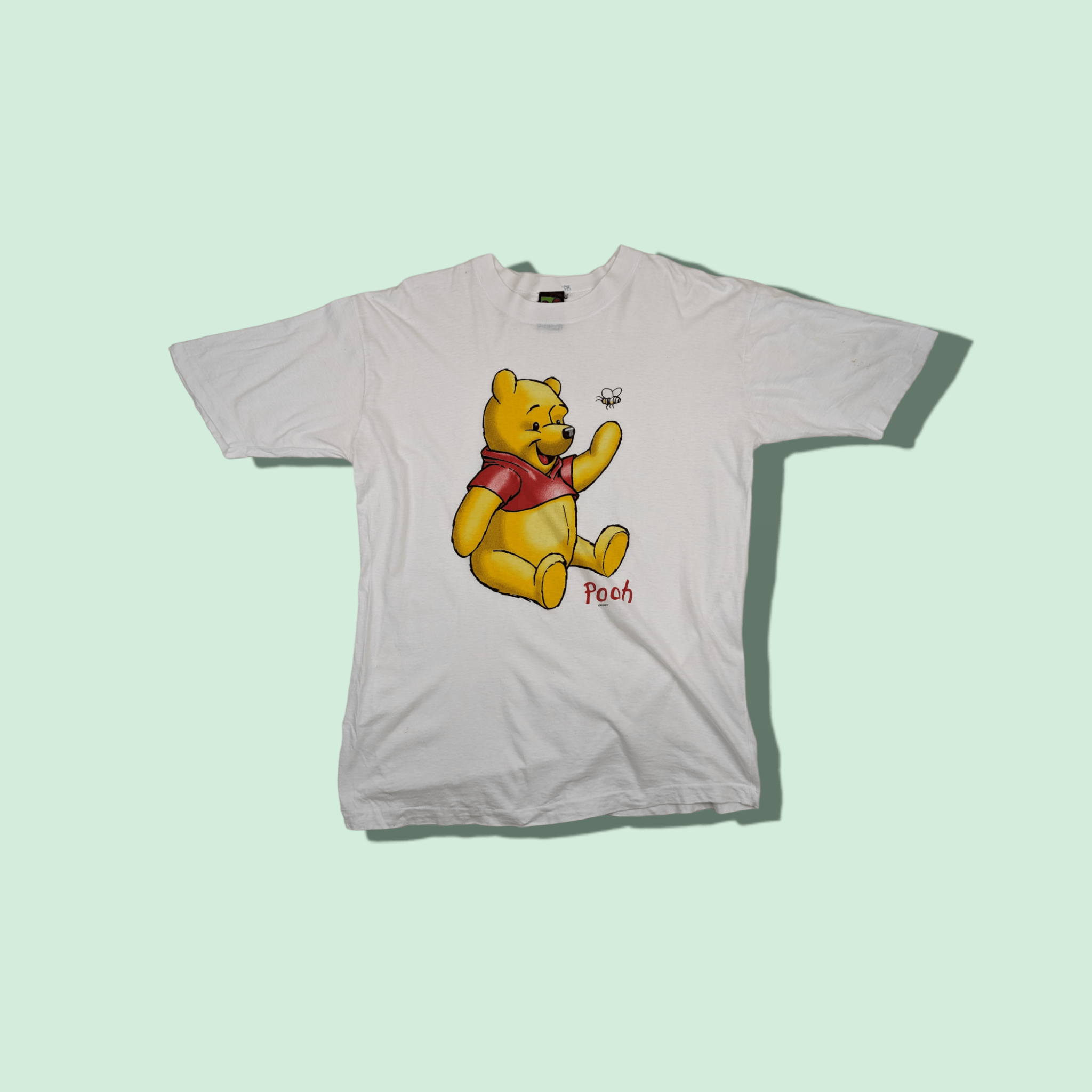 Disney Vintage 90's WINNIE THE POOH Mickey Graphic T-Shirt Size US L / EU 52-54 / 3 - 1 Thumbnail