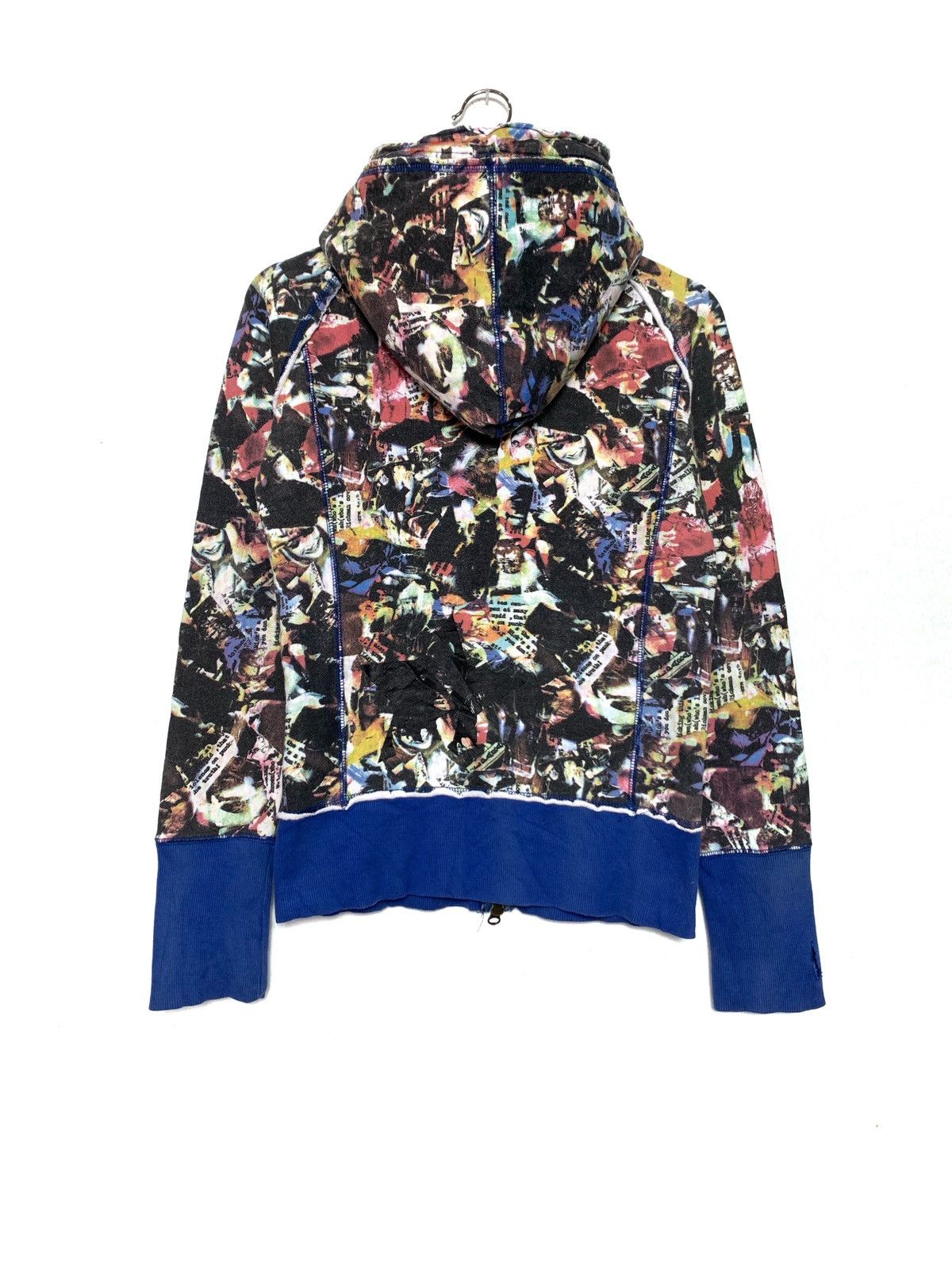 Japanese Brand Glad News Full Print Womens Things Zipper Hoodie | Hysteric Size S / US 4 / IT 40 - 3 Thumbnail
