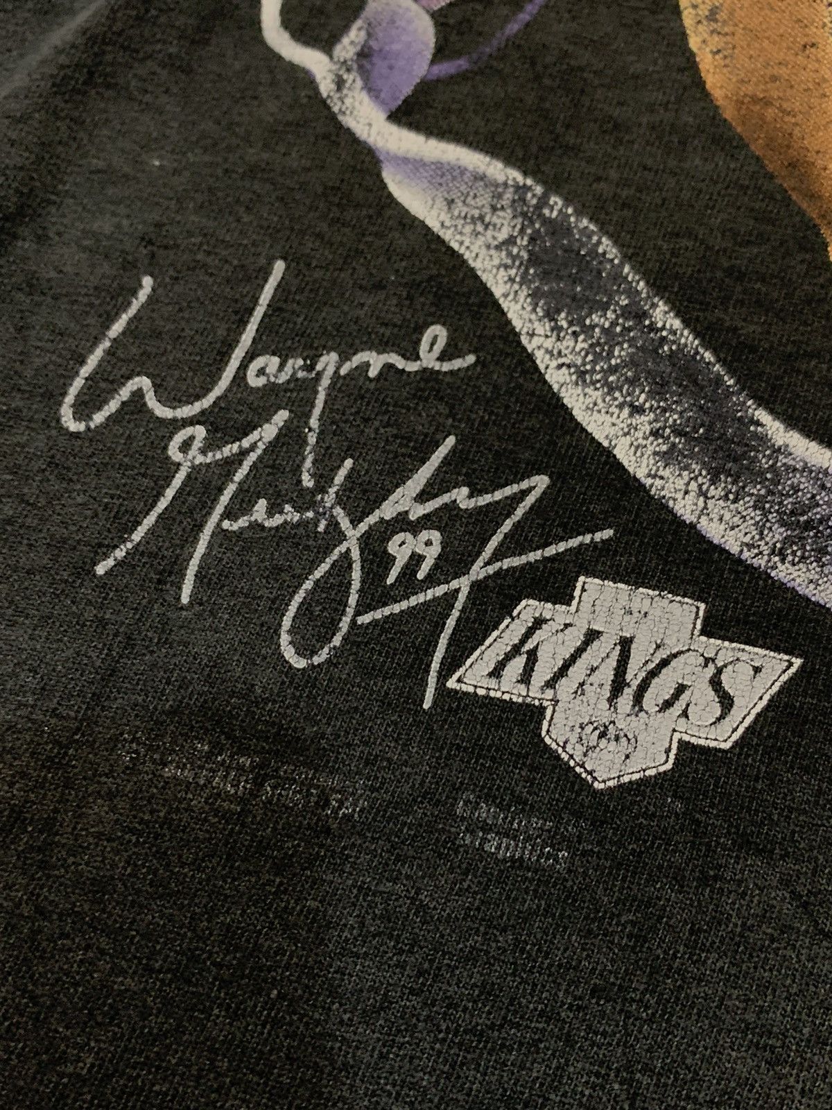 NHL × Salem Sportswear × Vintage VINTAGE 1999 WAYNE GRETZKY L.A KINGS NHL SHIRT Size US M / EU 48-50 / 2 - 6 Thumbnail