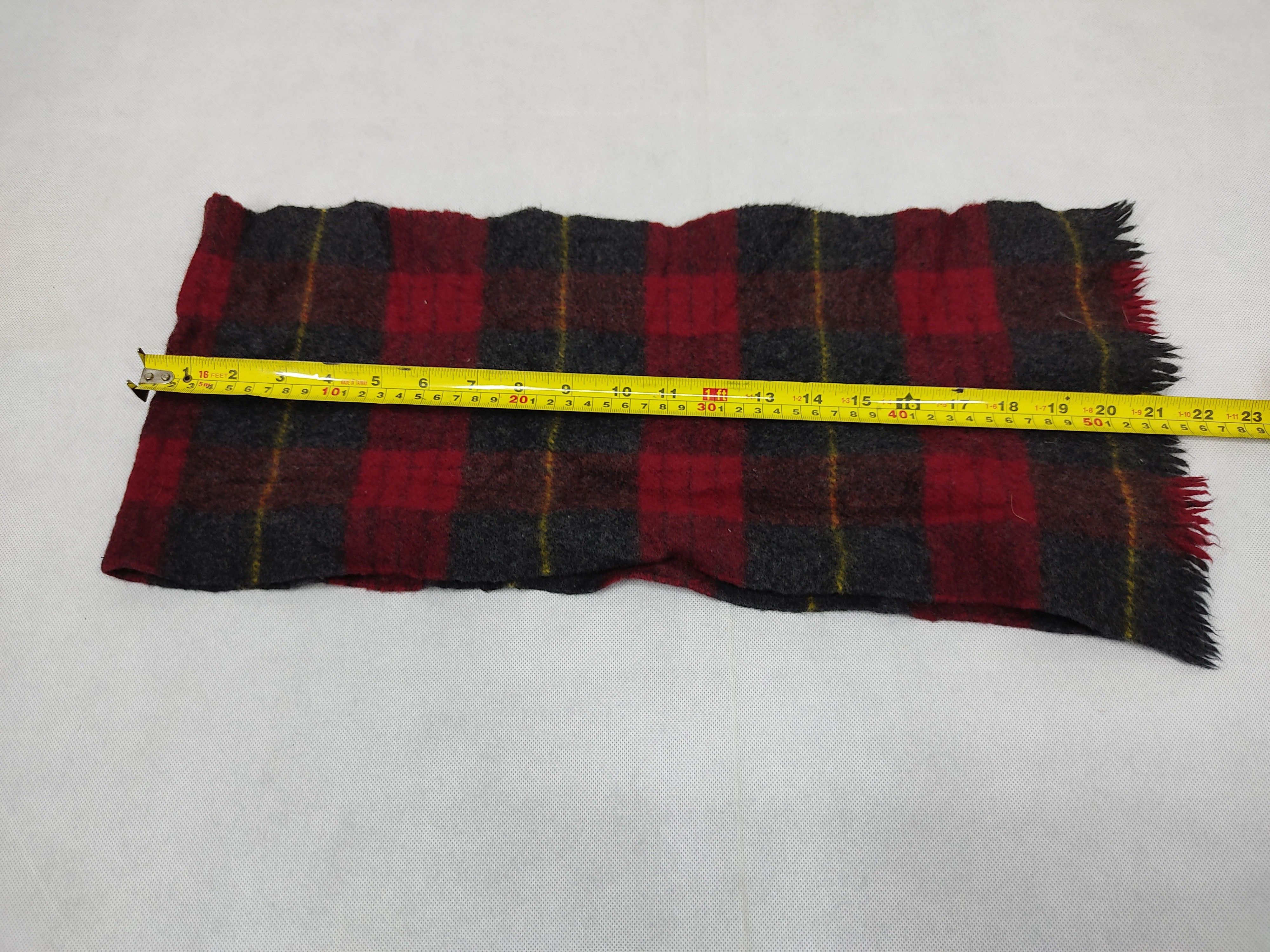 Designer Vintage Dugie Classic All Wool Plaid Checked Tartan Classic Size ONE SIZE - 6 Thumbnail