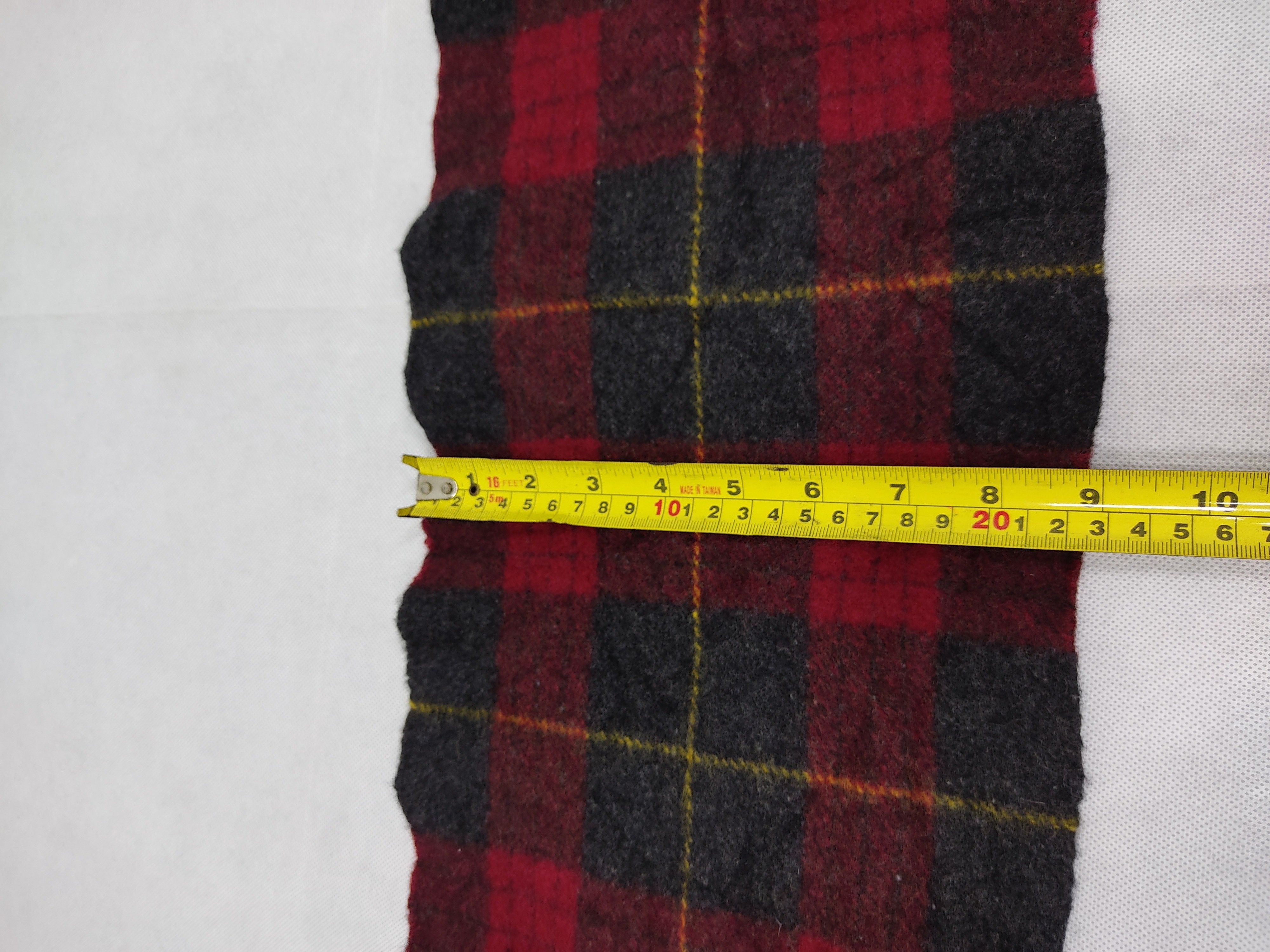 Designer Vintage Dugie Classic All Wool Plaid Checked Tartan Classic Size ONE SIZE - 4 Thumbnail