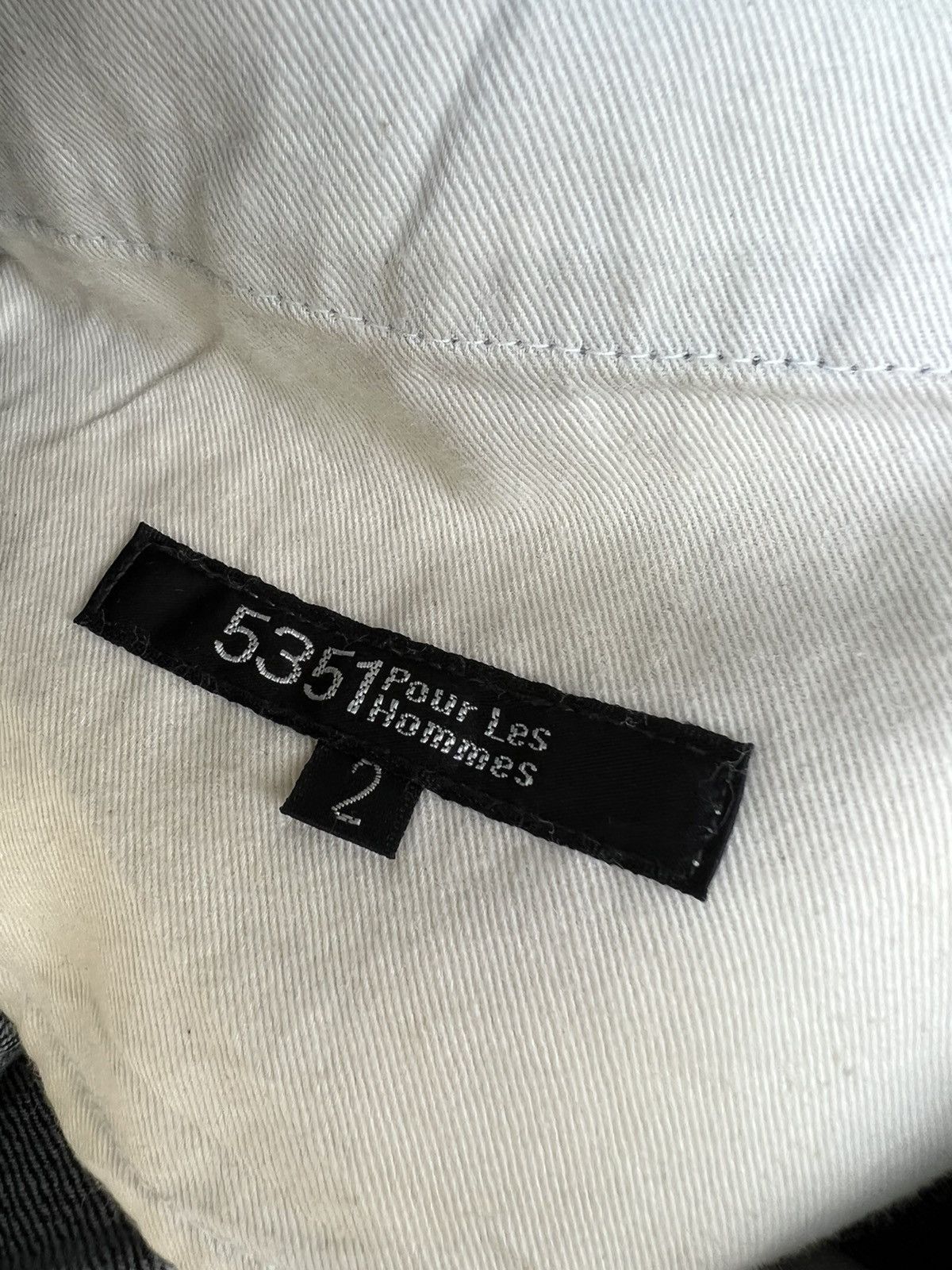 5351 POUR LES HOMMES Vintage 5351 Pour Les Hommes Denim Flared Jeans Size US 30 / EU 46 - 20 Thumbnail