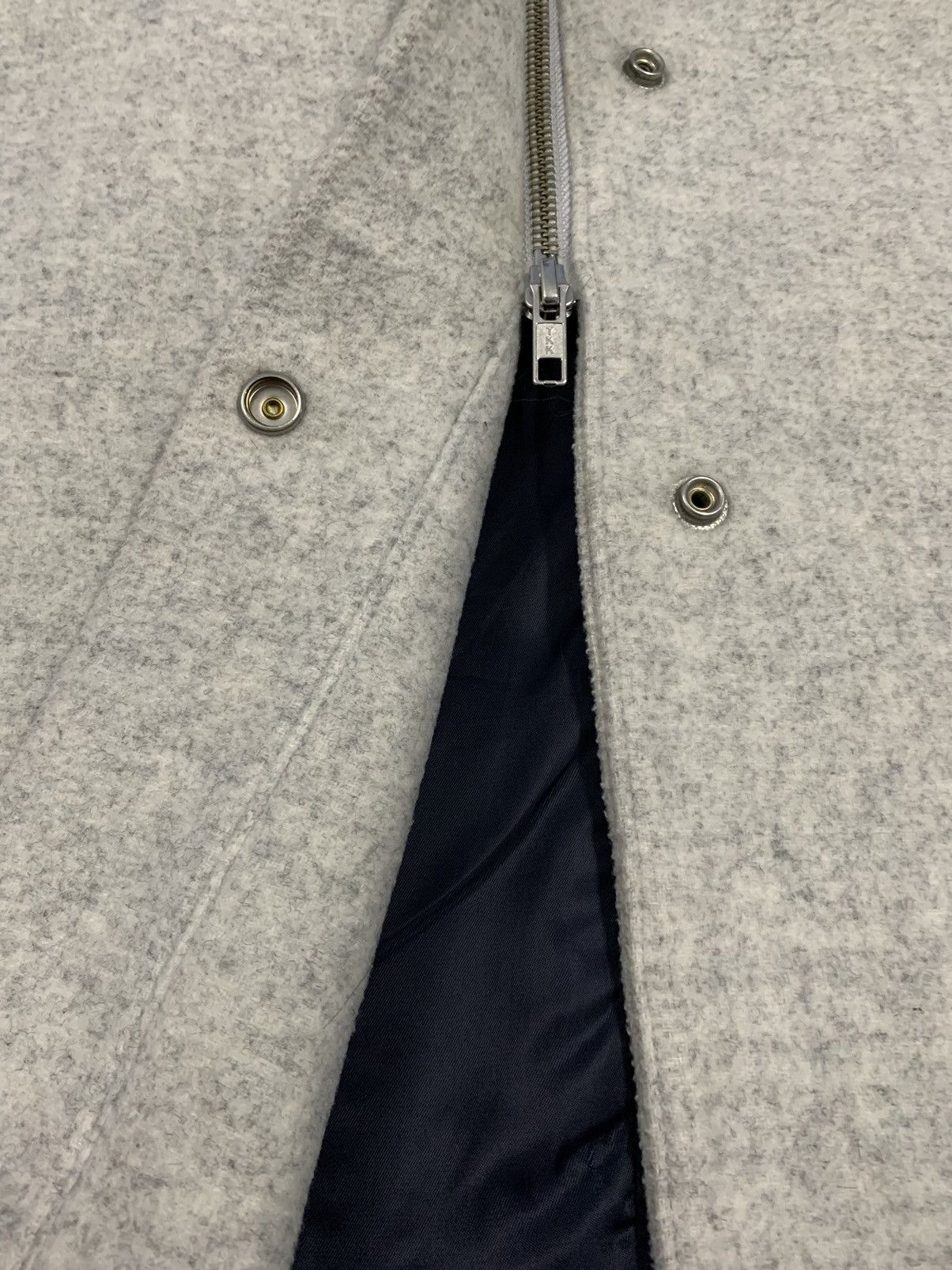 Japanese Brand Japanese Brand Jeanasis Wool Long Coat Hooded in Grey Size L / US 10 / IT 46 - 11 Thumbnail