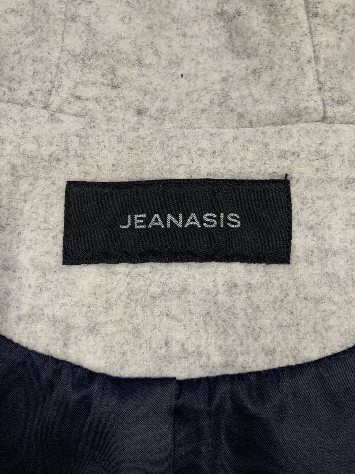 Japanese Brand Japanese Brand Jeanasis Wool Long Coat Hooded in Grey Size L / US 10 / IT 46 - 15 Thumbnail