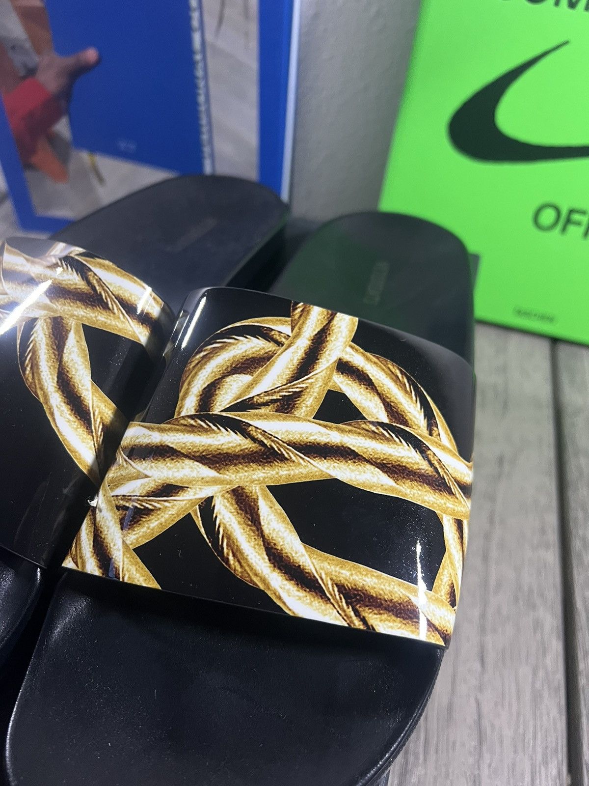 Vetements Vetements Gold Chain Leather Sandals Size US 10 / EU 43 - 4 Thumbnail