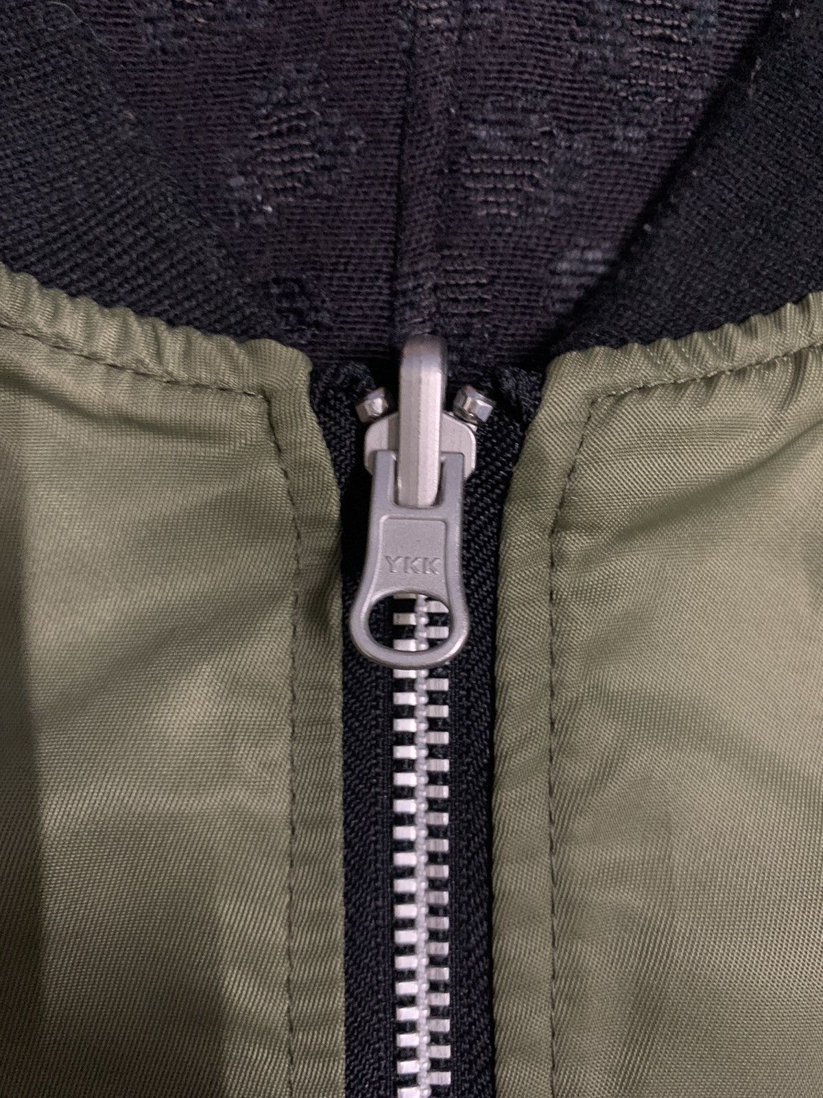 Japanese Brand Japanese Brand Opaque Clip Olive Reversible Bomber Jacket Size M / US 6-8 / IT 42-44 - 7 Thumbnail