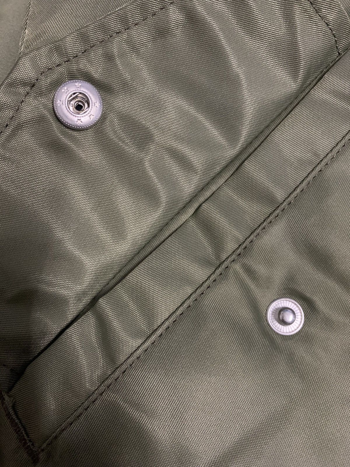 Japanese Brand Japanese Brand Opaque Clip Olive Reversible Bomber Jacket Size M / US 6-8 / IT 42-44 - 9 Thumbnail