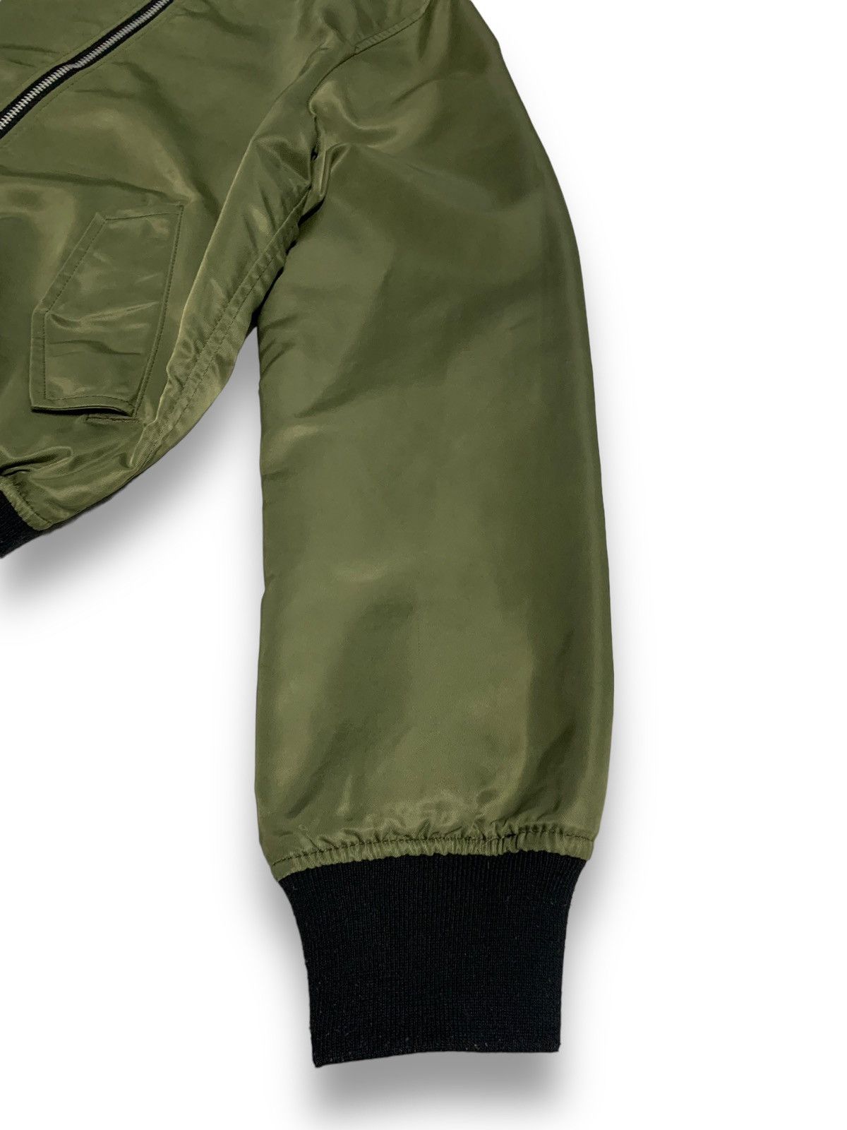 Japanese Brand Japanese Brand Opaque Clip Olive Reversible Bomber Jacket Size M / US 6-8 / IT 42-44 - 11 Thumbnail