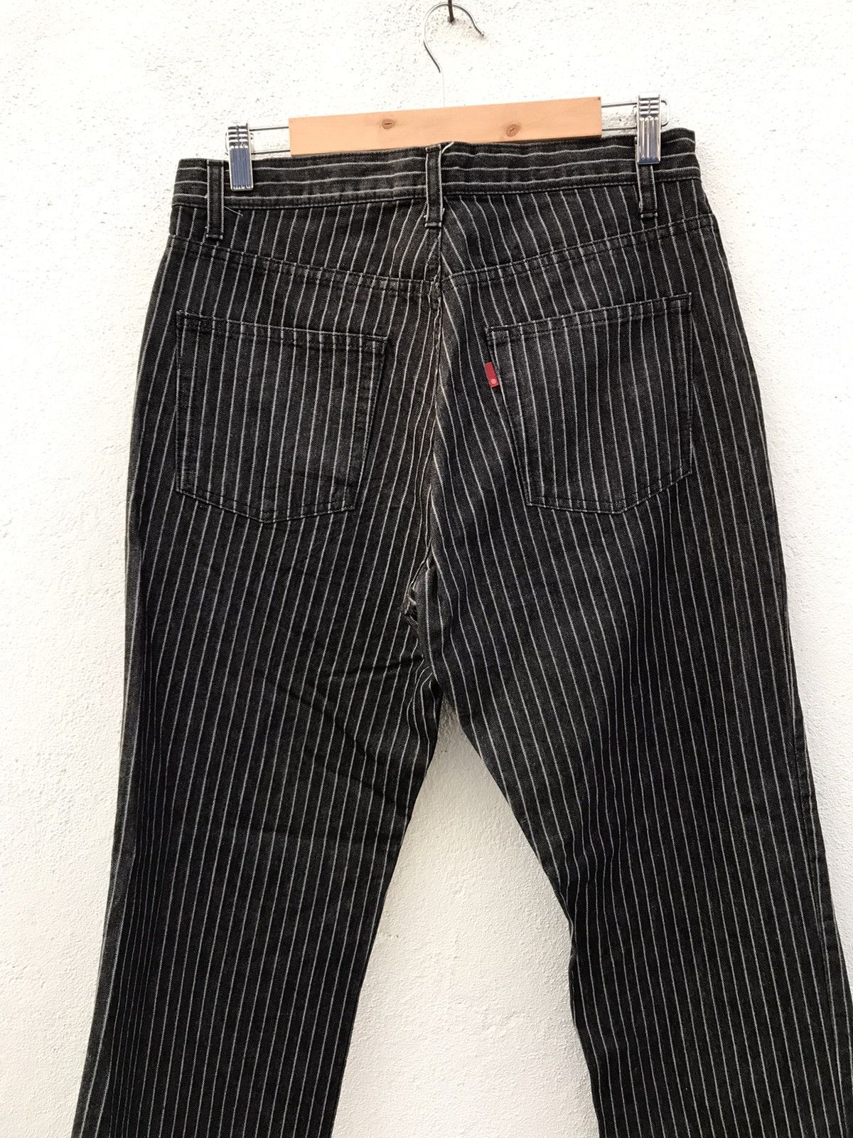 Japanese Brand Made In Japan World Jeans Stripe Denim Jeans Size US 31 - 12 Thumbnail