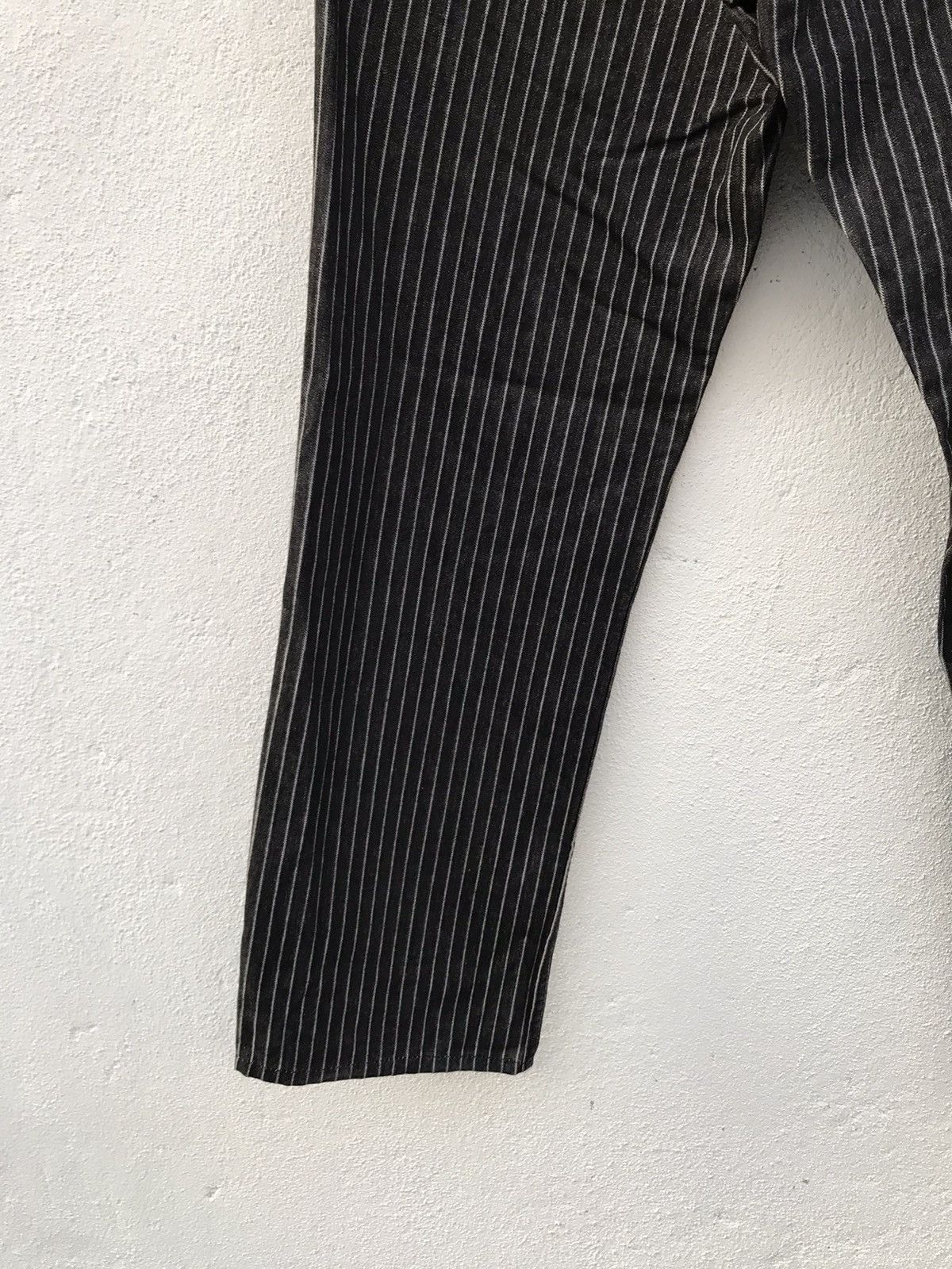 Japanese Brand Made In Japan World Jeans Stripe Denim Jeans Size US 31 - 10 Thumbnail