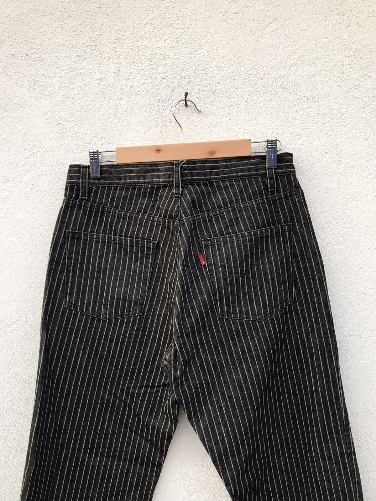 Japanese Brand Made In Japan World Jeans Stripe Denim Jeans Size US 31 - 9 Thumbnail
