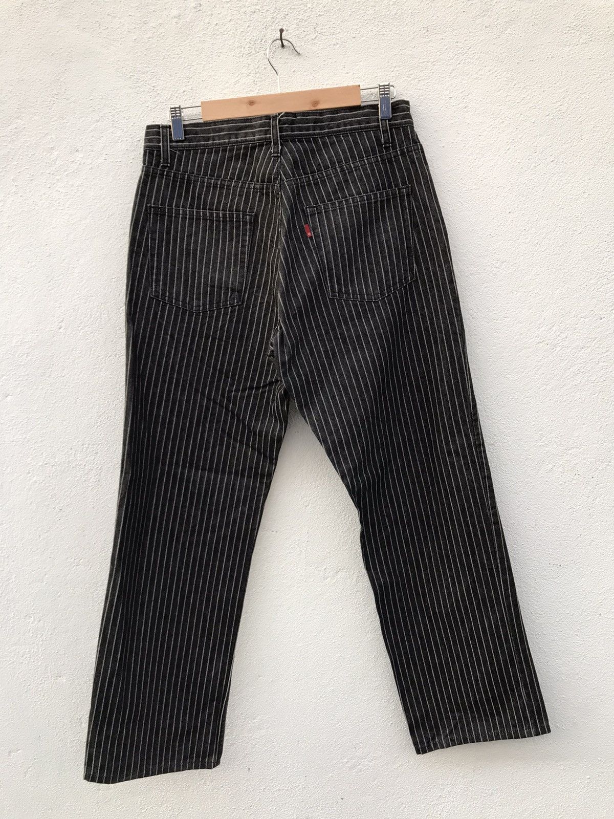 Japanese Brand Made In Japan World Jeans Stripe Denim Jeans Size US 31 - 8 Thumbnail