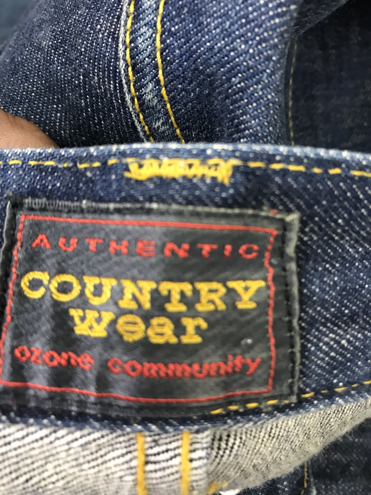 Japanese Brand Love’s Country Wear Patch Work Jeans Made In Japan Size US 30 / EU 46 - 12 Thumbnail