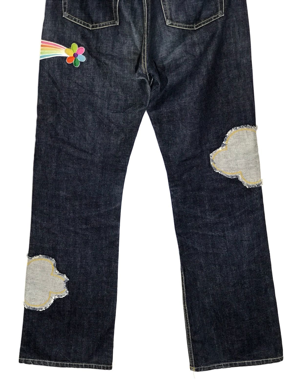 Japanese Brand Love’s Country Wear Patch Work Jeans Made In Japan Size US 30 / EU 46 - 7 Thumbnail