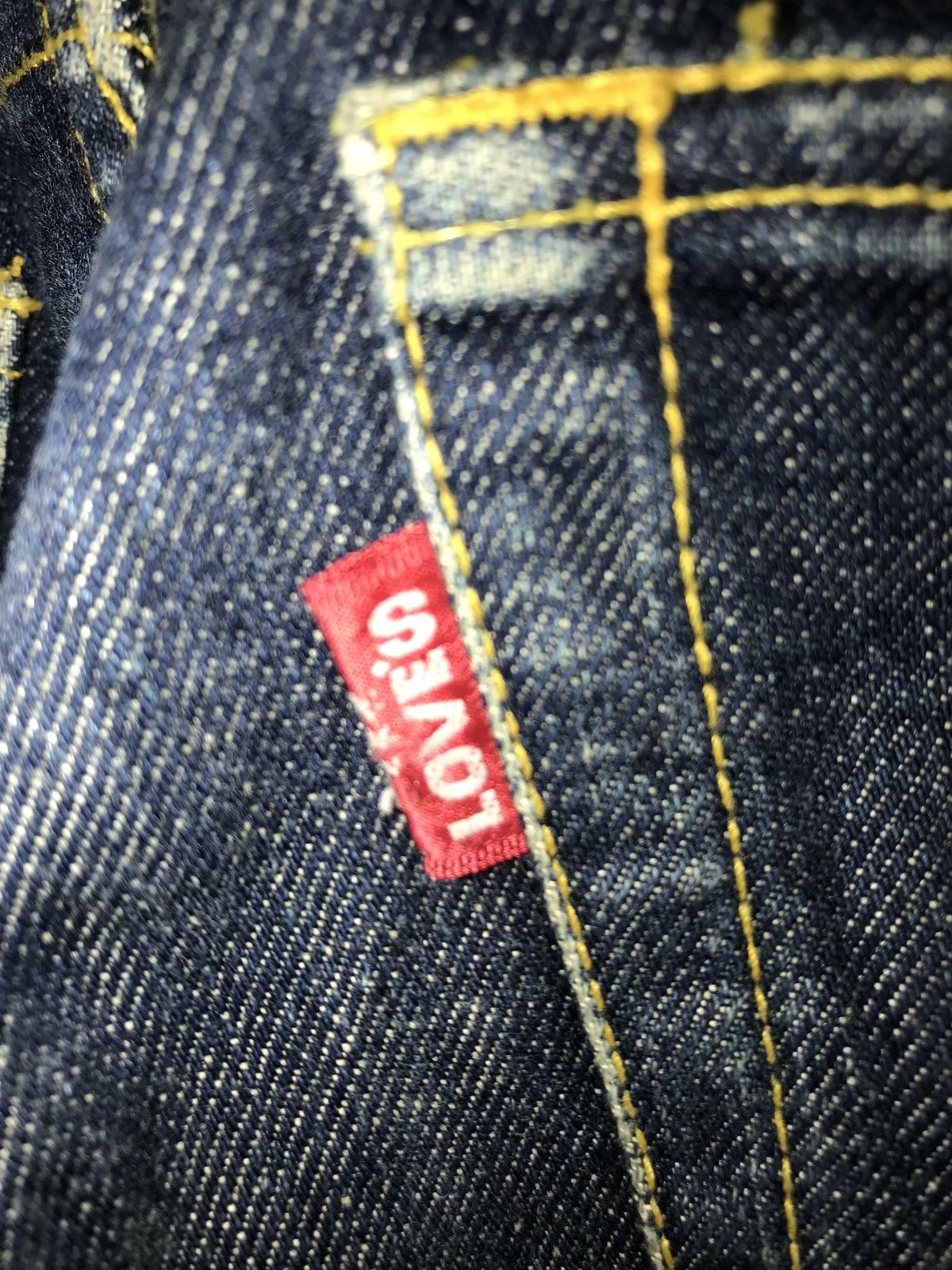 Japanese Brand Love’s Country Wear Patch Work Jeans Made In Japan Size US 30 / EU 46 - 9 Thumbnail