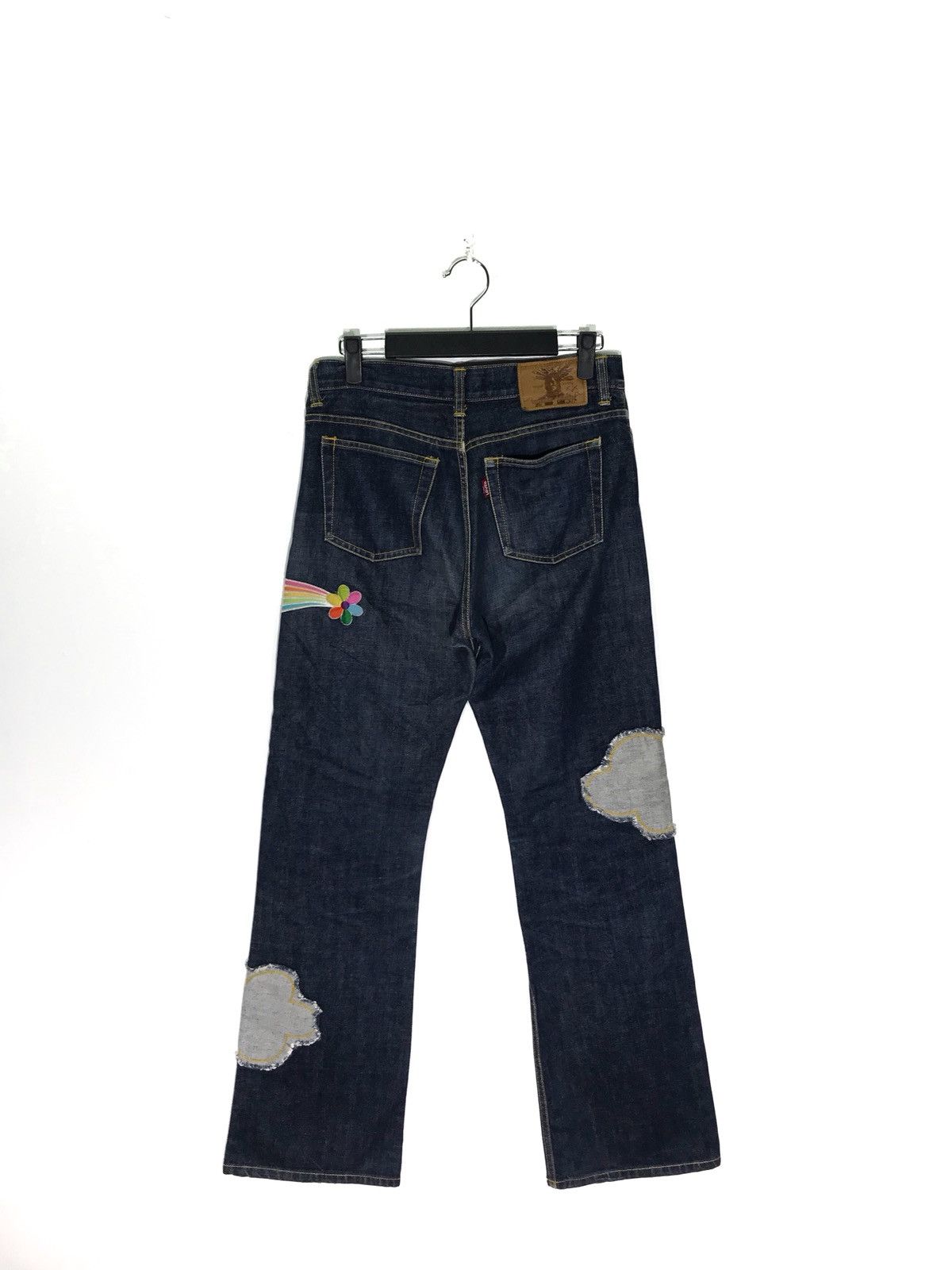 Japanese Brand Love’s Country Wear Patch Work Jeans Made In Japan Size US 30 / EU 46 - 5 Thumbnail
