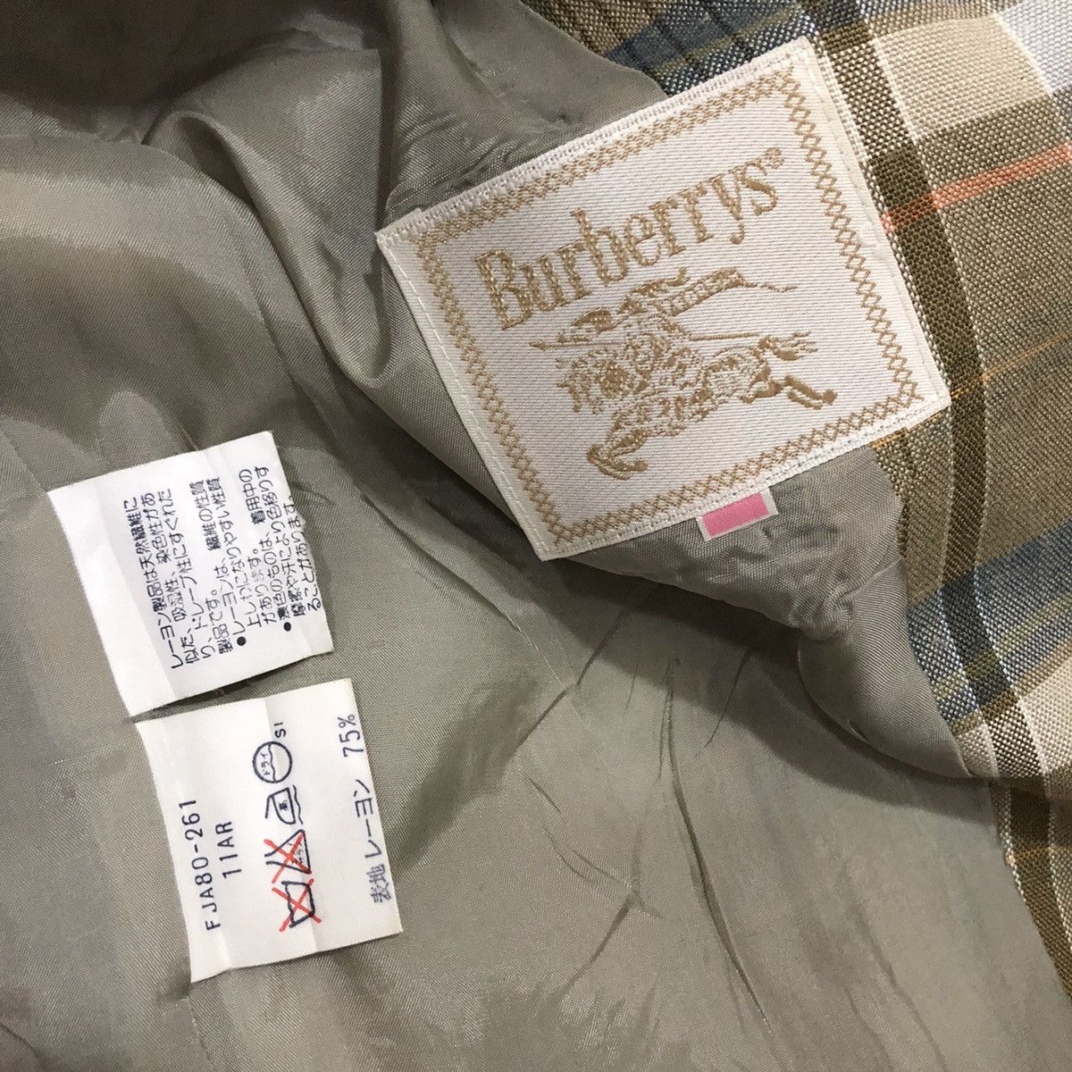 Burberry Vintage Burberrys Blazer Style Size 34S - 13 Thumbnail