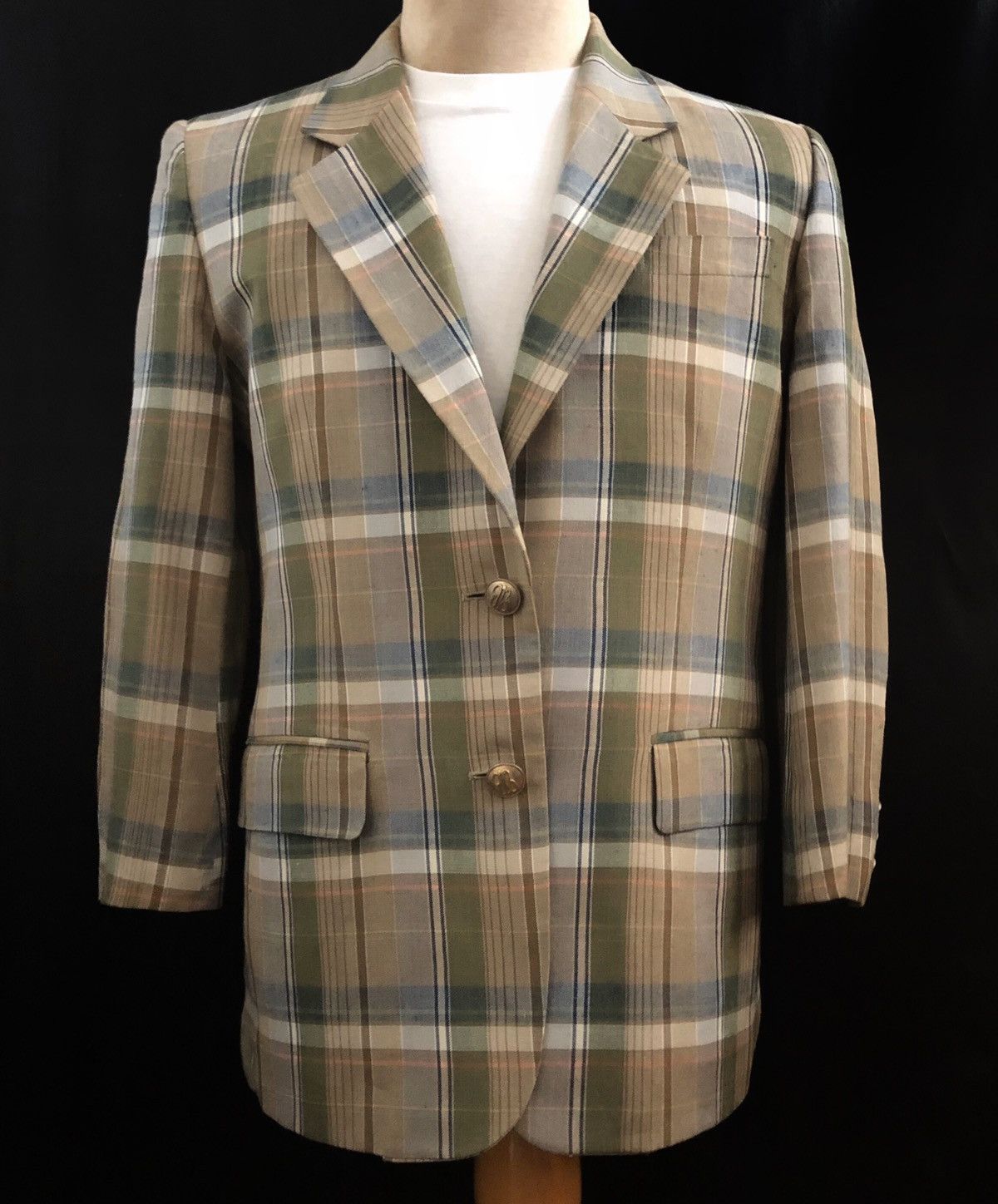 Burberry Vintage Burberrys Blazer Style Size 34S - 4 Thumbnail
