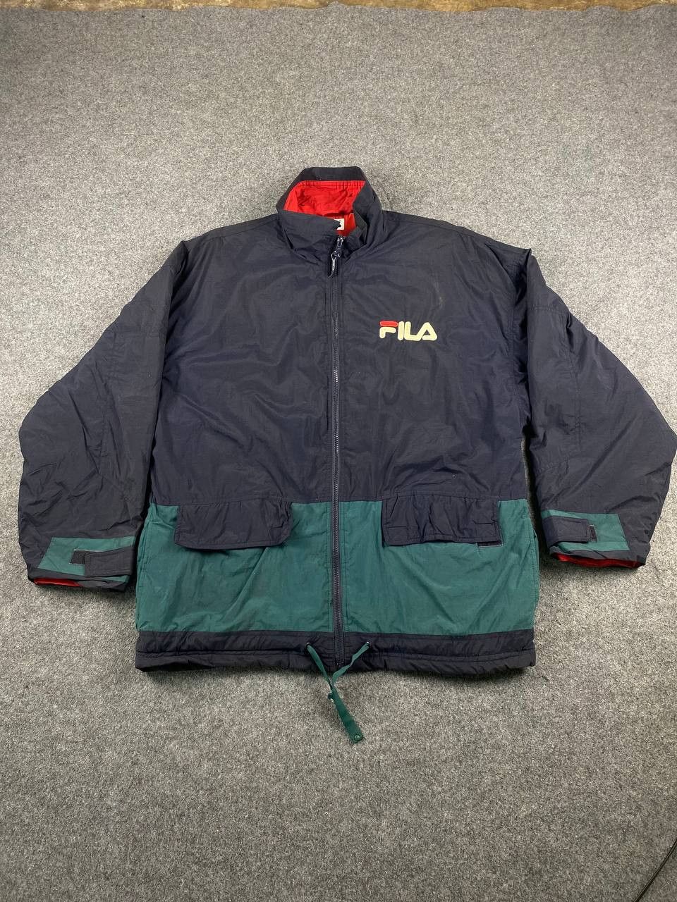 image of Avant Garde x Fila Vintage 90's Fila Multicolor Jacket Nice Design, Men's (Size XL)