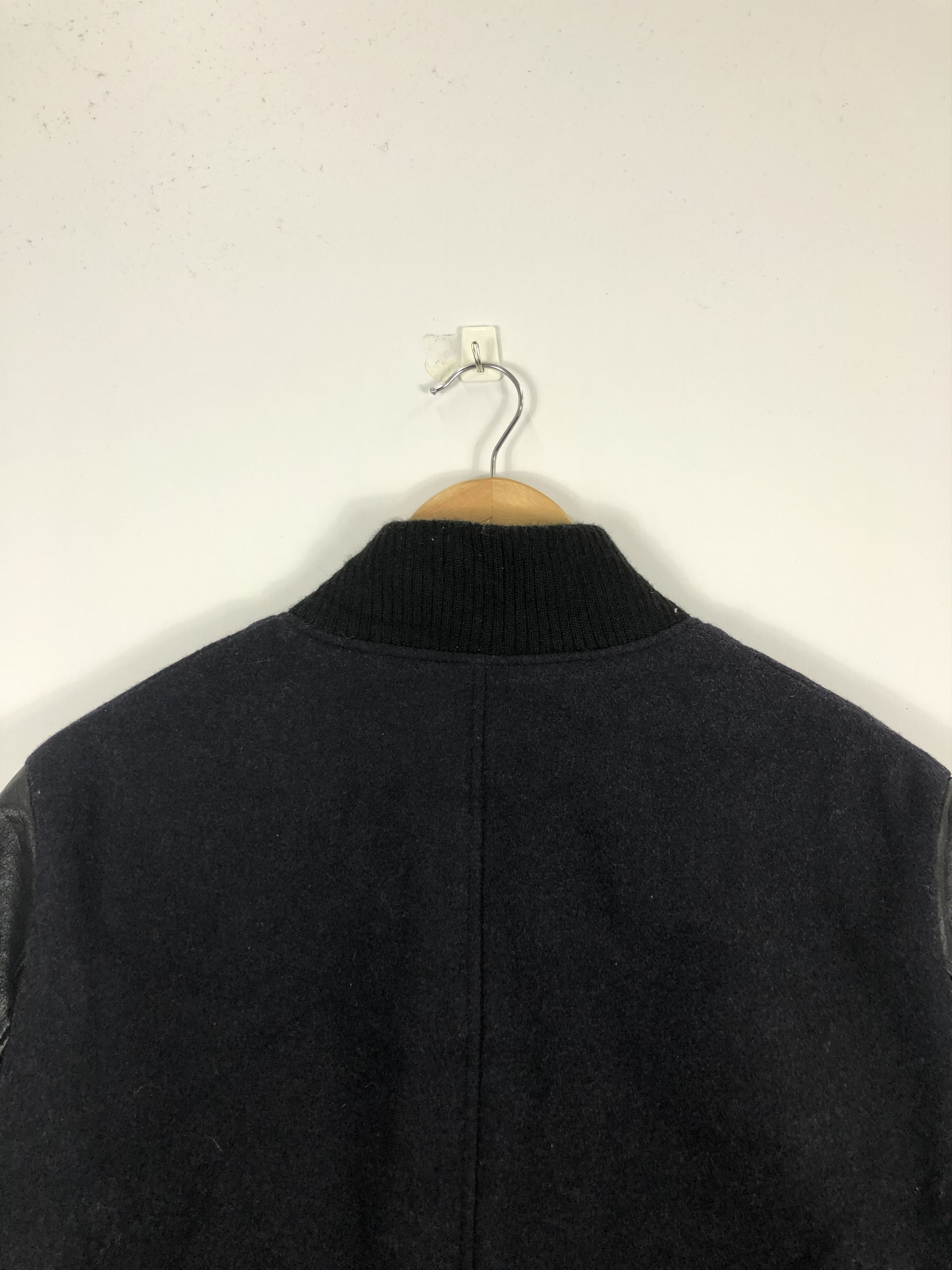 Japanese Brand × Vintage Vintage Japanese Brand Varsity Jacket Leather V0164Sleeve Size US L / EU 52-54 / 3 - 4 Thumbnail