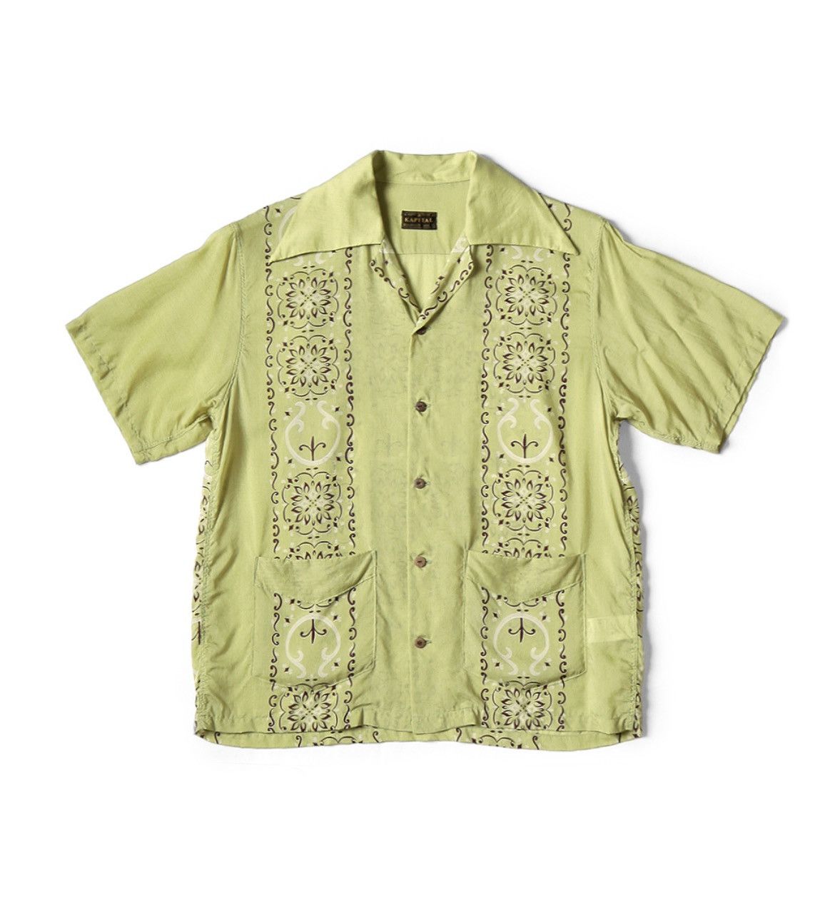 Kapital Hanabananaja silk rayon Cuban Shirt size 3
