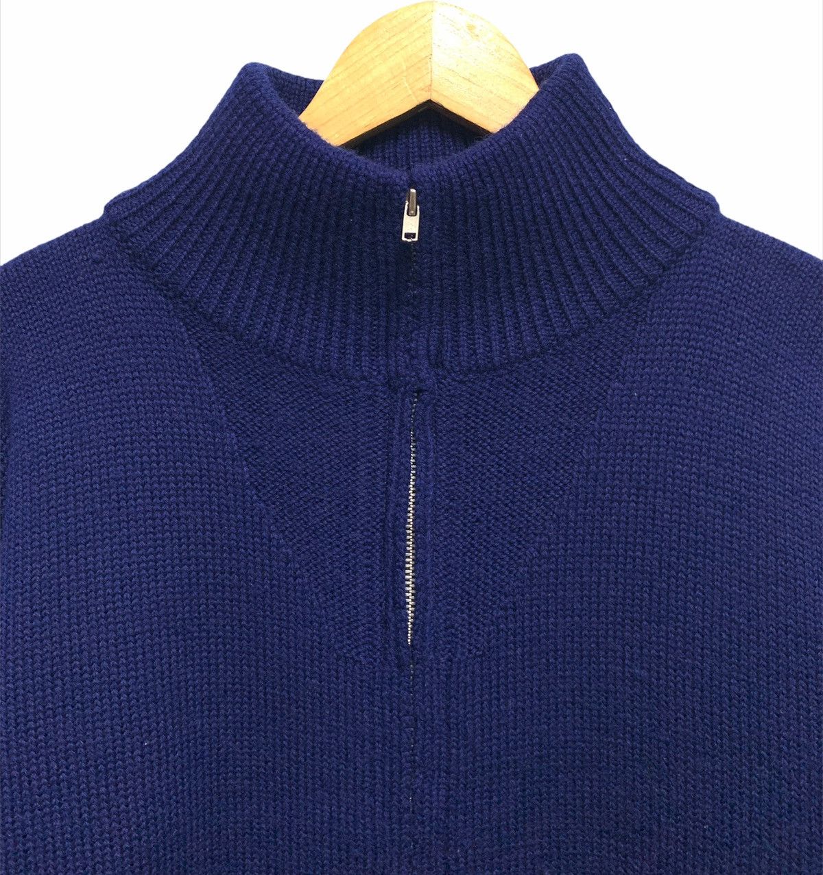 Y's for Men × Yohji Yamamoto ☃️ Y's for men Yohji Yamamoto Trimmed Knit Sweater/Jacket Size US M / EU 48-50 / 2 - 2 Thumbnail