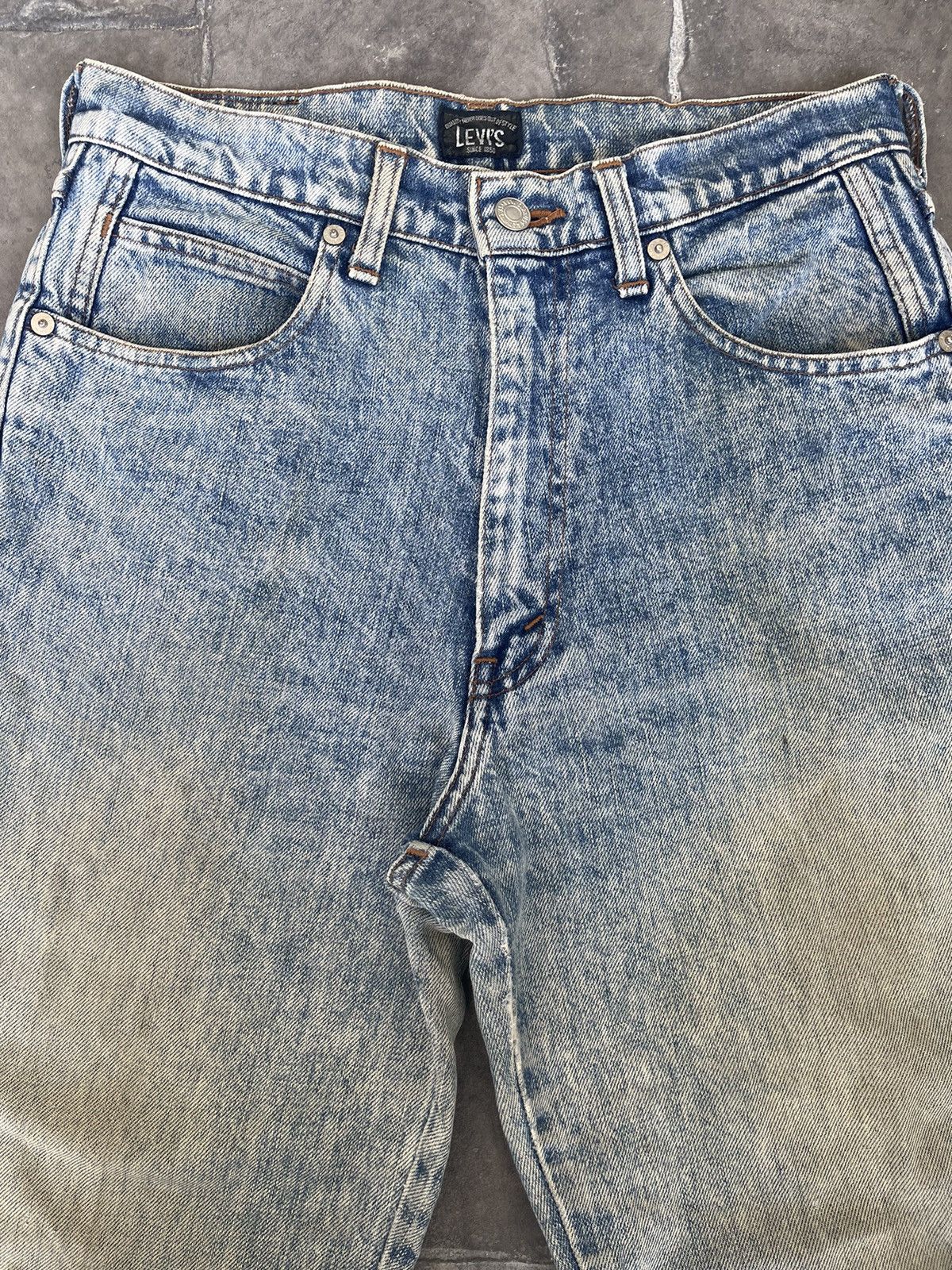 Levi's JAPAN MADE Levis Big E Distressed Size US 31 - 7 Thumbnail