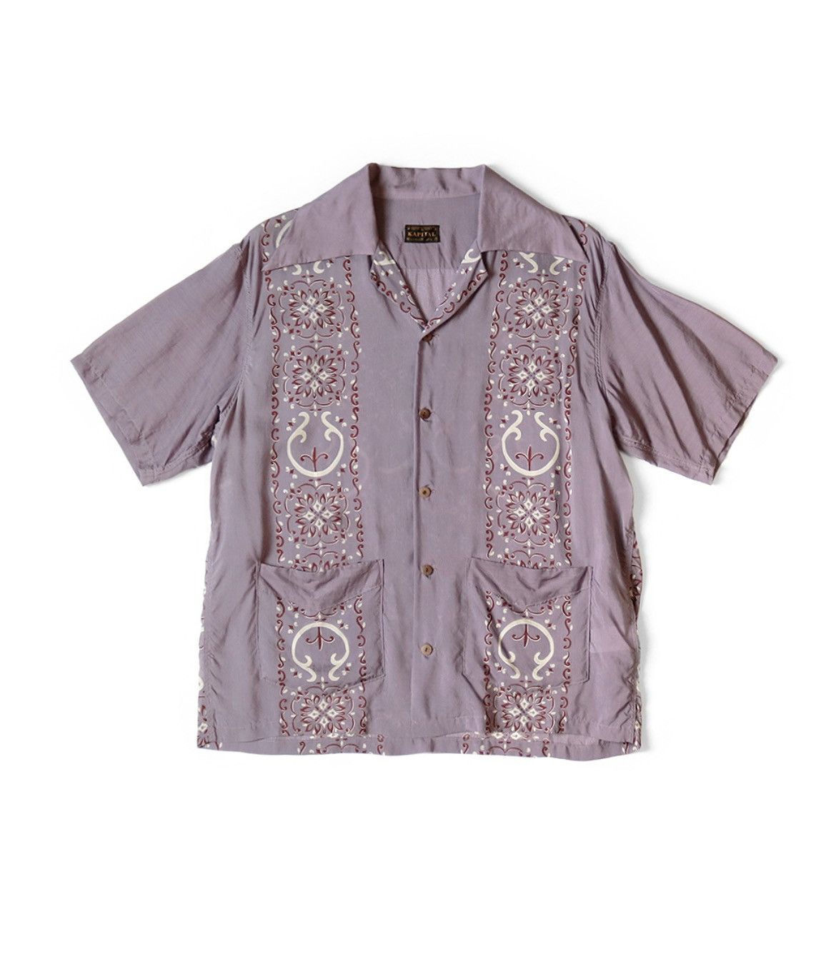 Kapital Hanabananaja silk rayon Cuban Shirt size 5