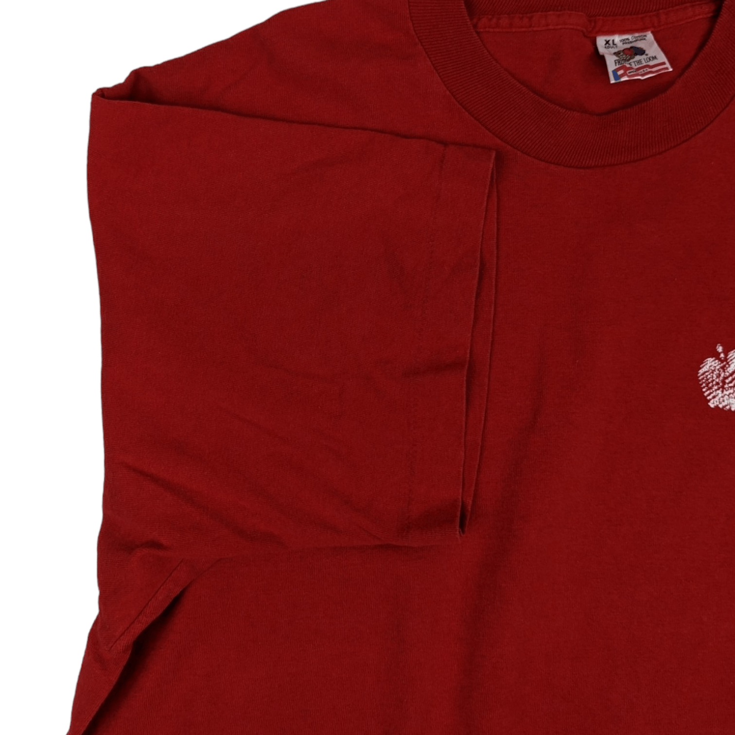 Fruit Of The Loom Vintage 90's FOTL Healthy Lifestyle Single Stitches T-Shirt Size US XL / EU 56 / 4 - 6 Thumbnail