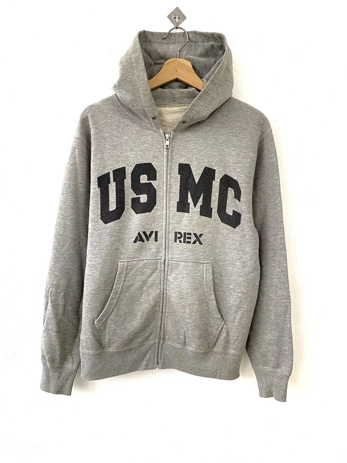 Avirex Vintage Avirex USMC Zip Ups Hoodies Size US M / EU 48-50 / 2 - 1 Thumbnail