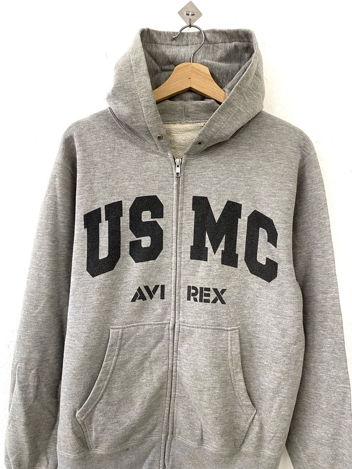 Avirex Vintage Avirex USMC Zip Ups Hoodies Size US M / EU 48-50 / 2 - 2 Thumbnail