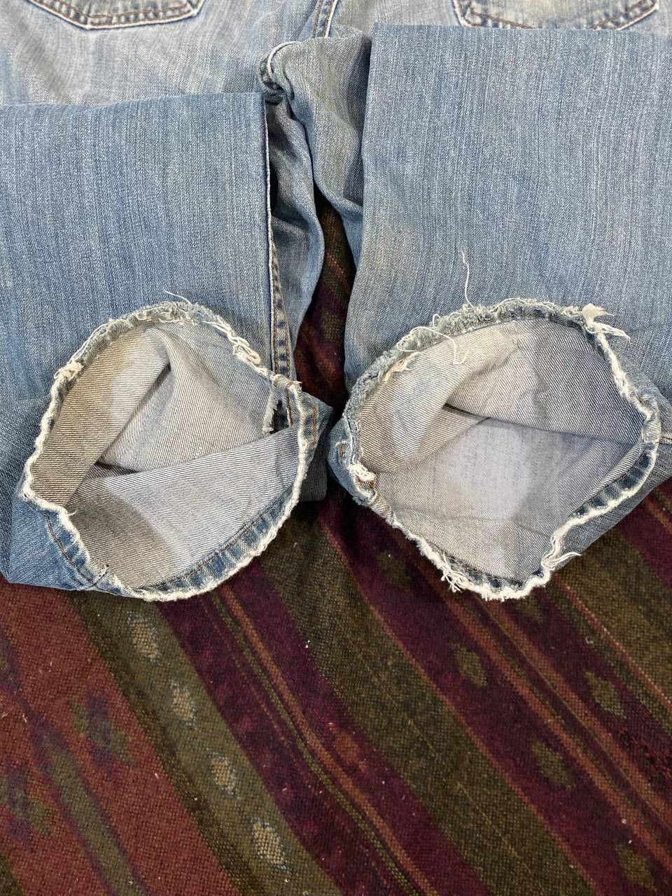 Levi's vintage levis 559 relaxed straight distressed denim Size US 35 - 7 Thumbnail