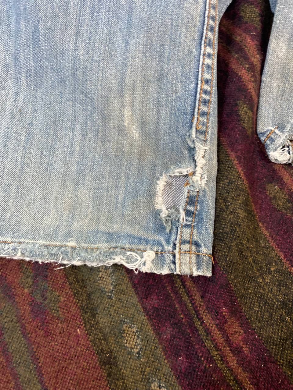Levi's vintage levis 559 relaxed straight distressed denim Size US 35 - 6 Thumbnail