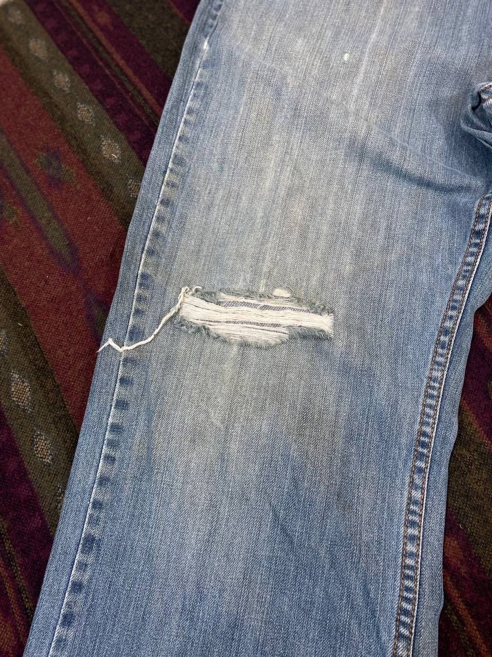 Levi's vintage levis 559 relaxed straight distressed denim Size US 35 - 8 Thumbnail