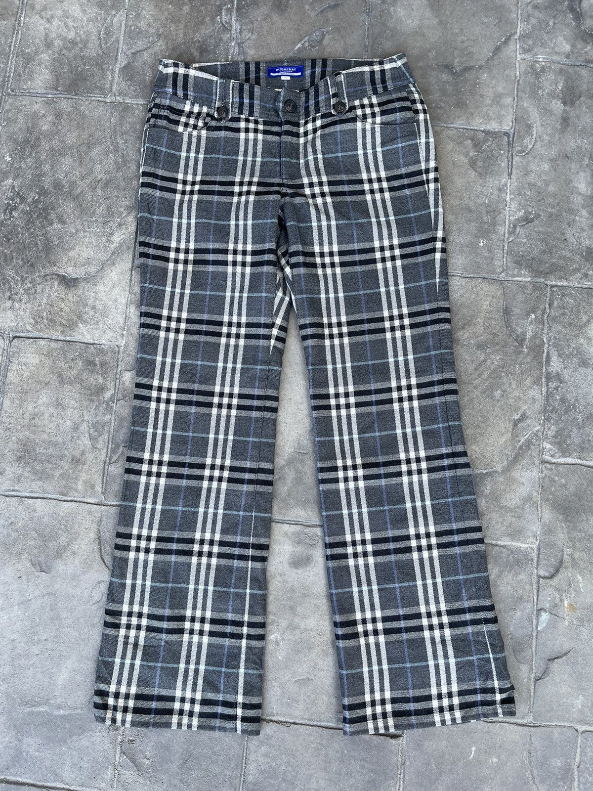 Burberry JAPAN MADE Burberry London Blue Label Flare Pant Size 28" / US 6 / IT 42 - 4 Thumbnail