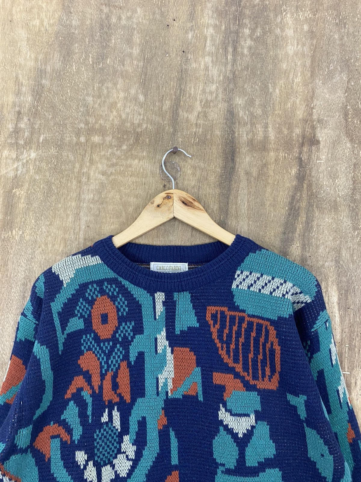 Vintage DL Carlo Farini Knitwear vintage Sweatshirts #W042 Size US M / EU 48-50 / 2 - 3 Thumbnail