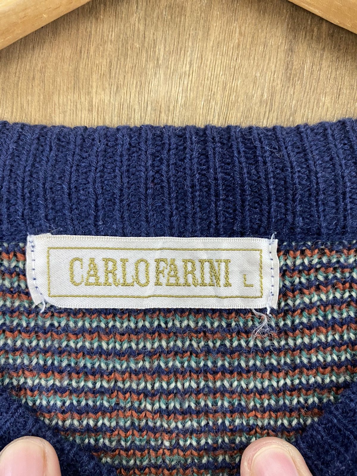 Vintage DL Carlo Farini Knitwear vintage Sweatshirts #W042 Size US M / EU 48-50 / 2 - 5 Thumbnail