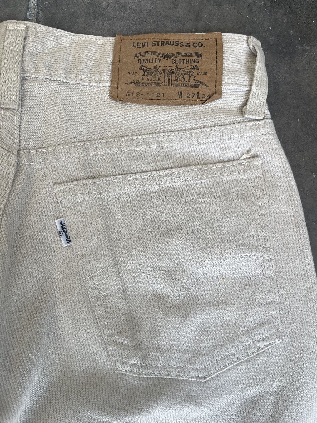 image of Japan Made Levis Big E in Cream, Men's (Size 27)