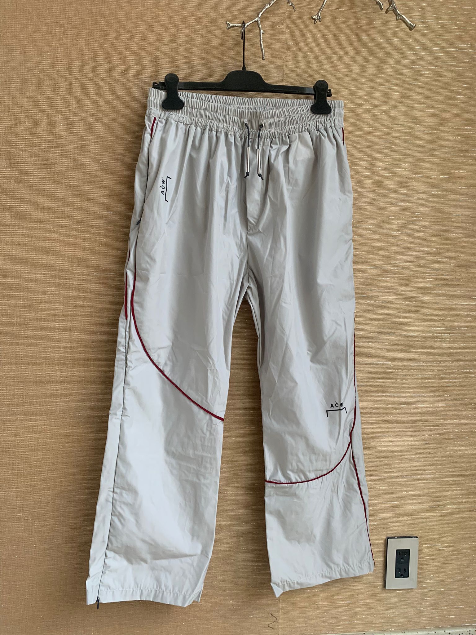 A-COLD-WALL* Logo Track Pants in Bone Color Size US 36 / EU 52 - 4 Thumbnail