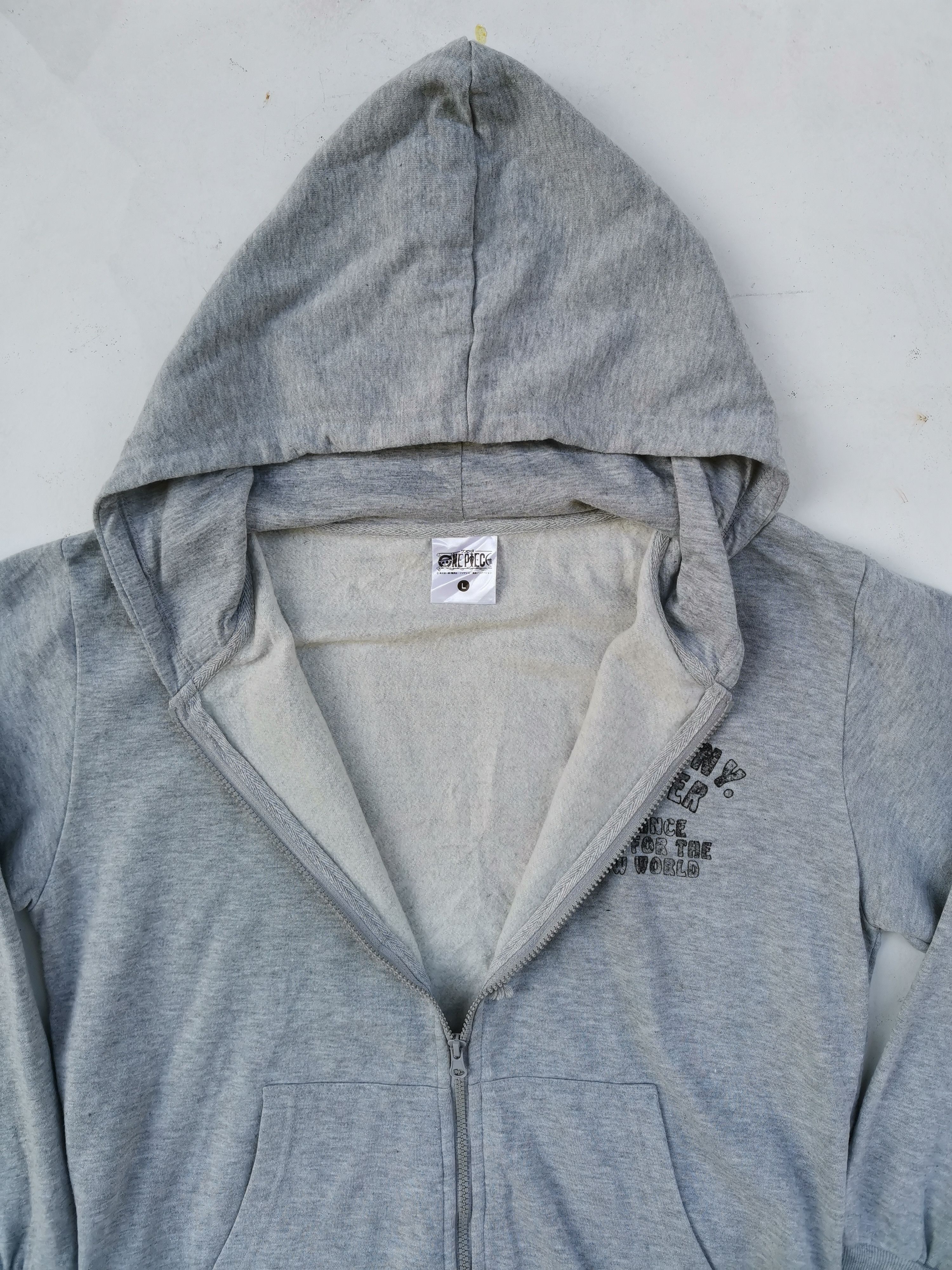 Japanese Brand One Piece Tony Tony Chopper Big Logo Hooded Sweaters Size US L / EU 52-54 / 3 - 4 Thumbnail
