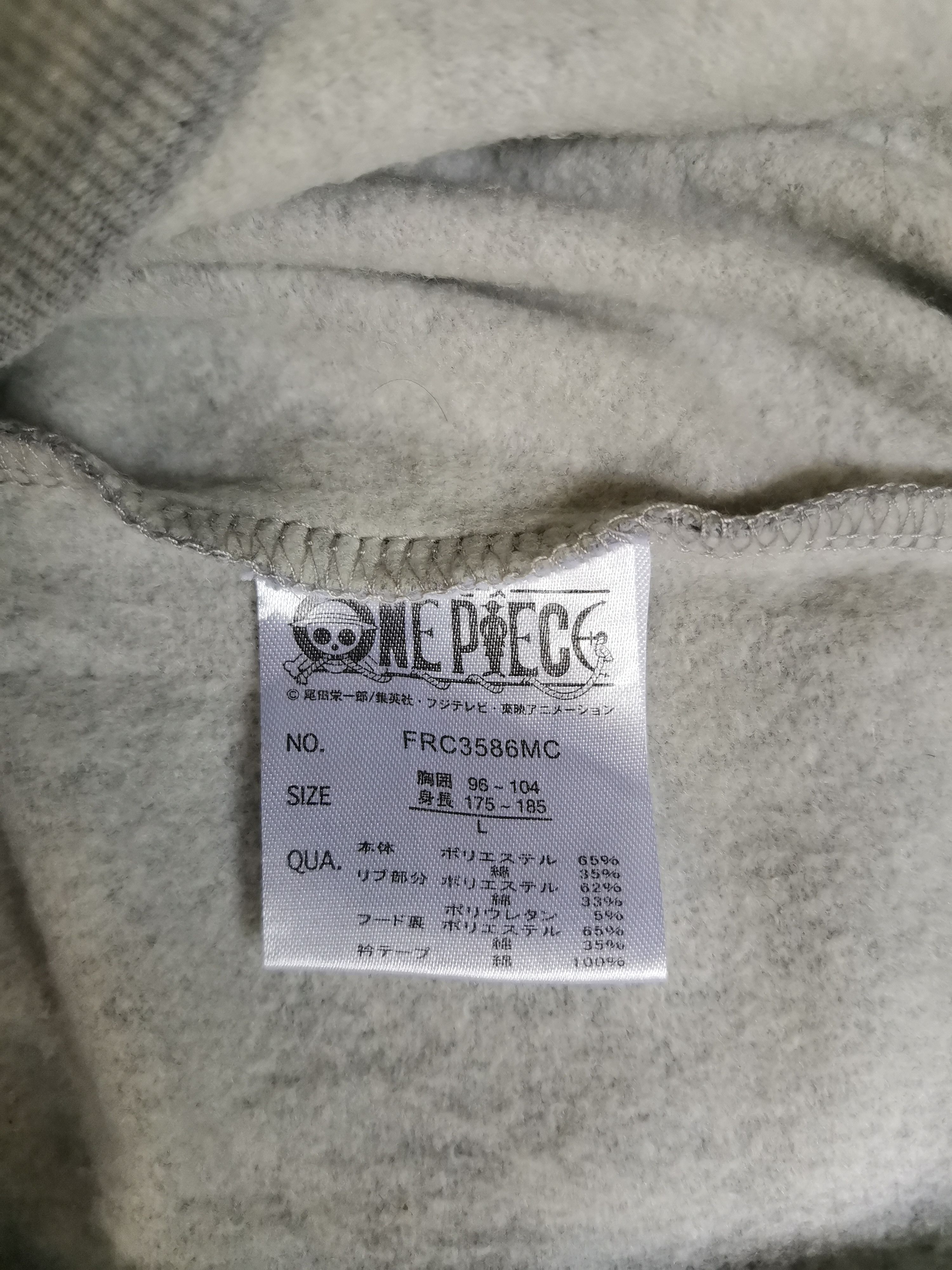 Japanese Brand One Piece Tony Tony Chopper Big Logo Hooded Sweaters Size US L / EU 52-54 / 3 - 2 Thumbnail